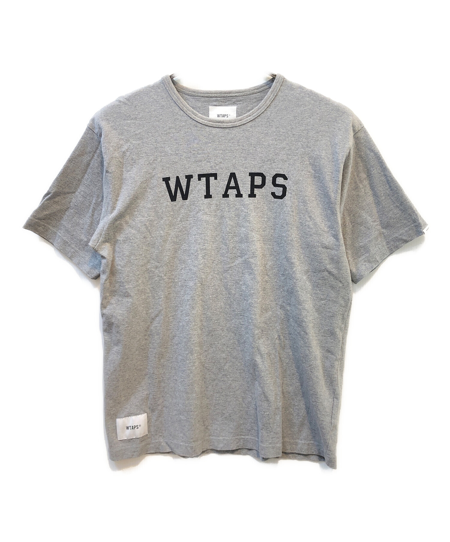 中古・古着通販】WTAPS (ダブルタップス) 半袖ロゴTシャツ グレー