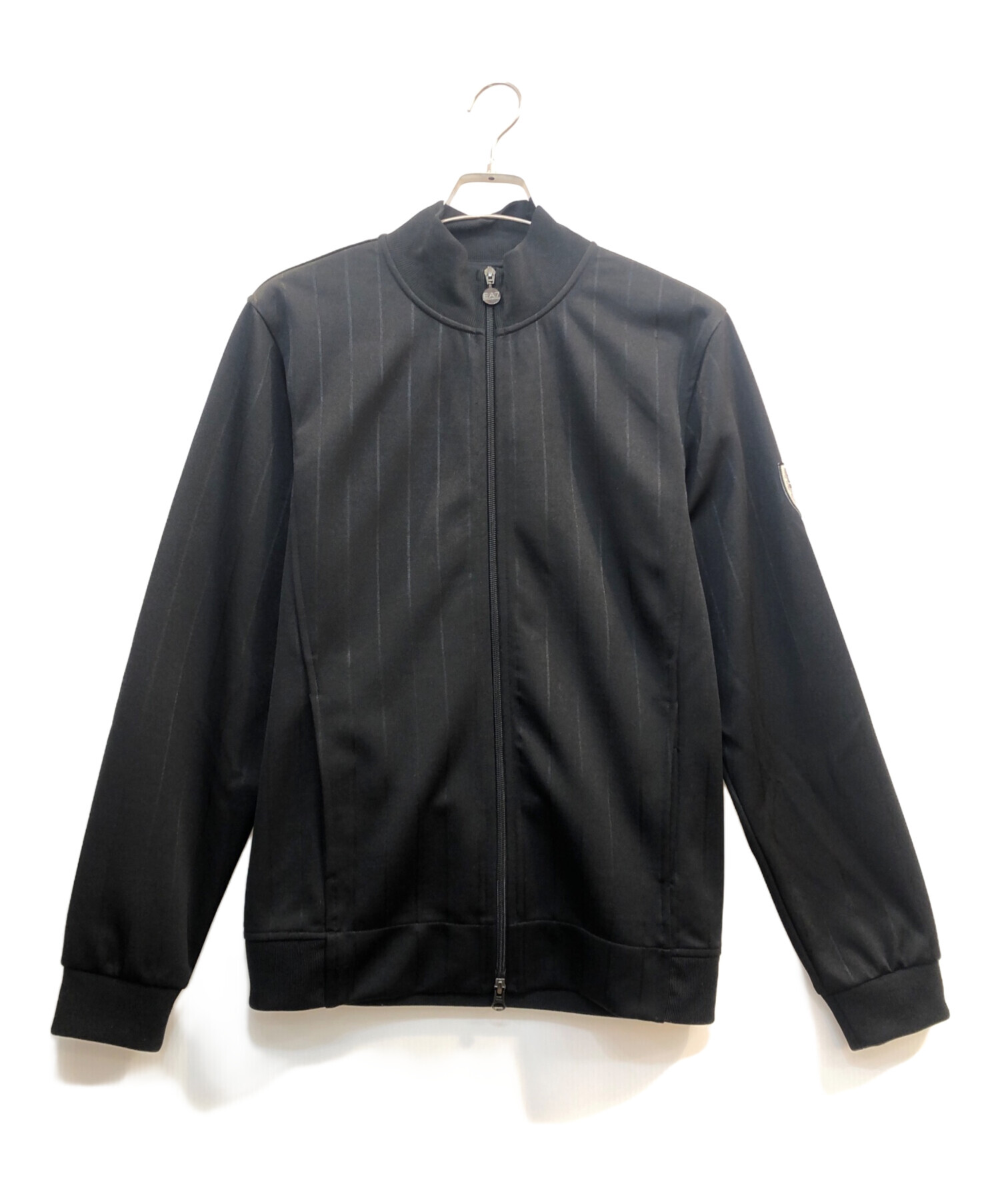 新品　エンポリオアルマーニ　ブラックナイロントラックジャケット 中古・古着通販】EMPORIO ARMANI (エンポリオアルマーニ) トラック