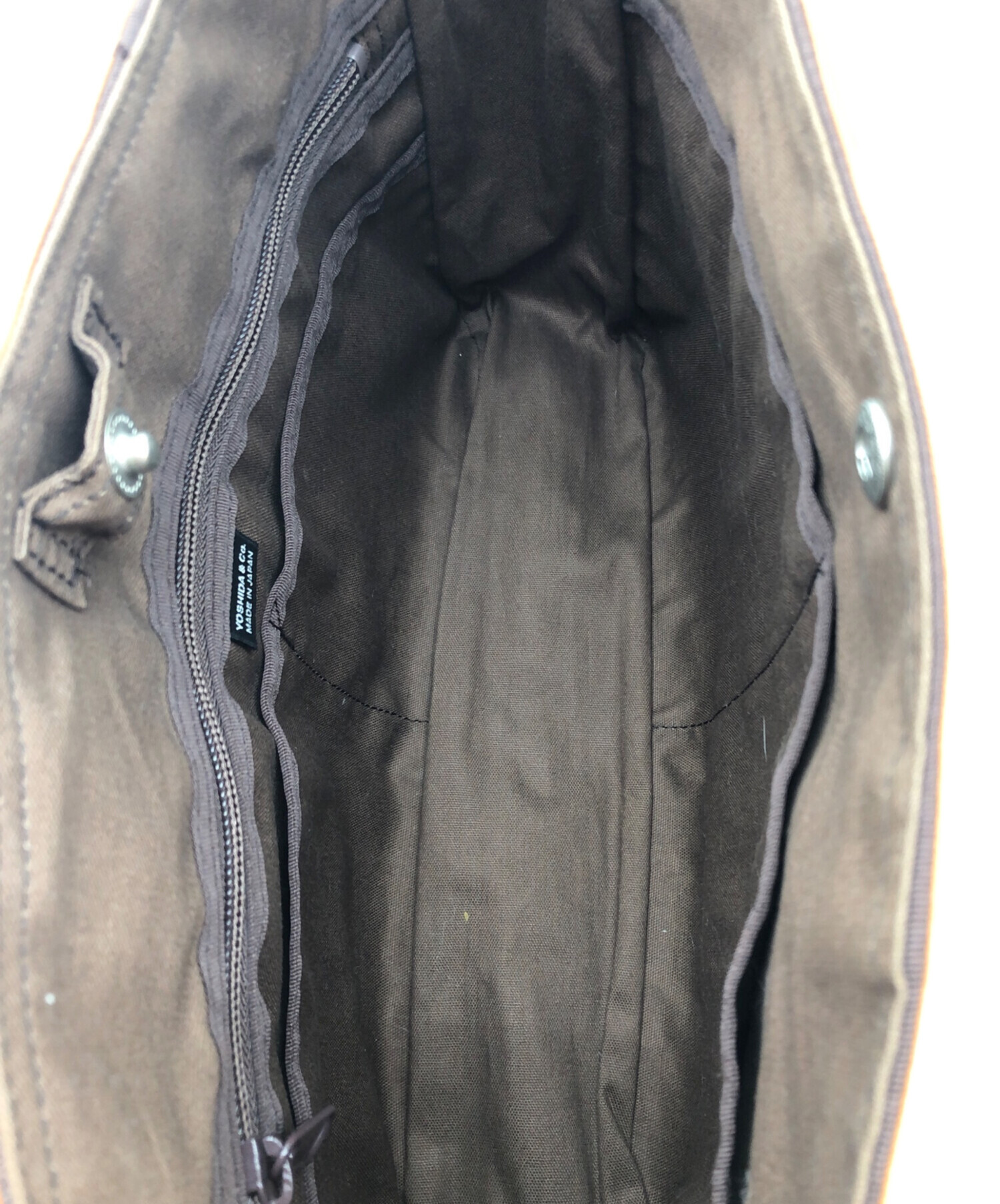 中古・古着通販】PORTER (ポーター) トートバッグ ブラウン｜ブランド 
