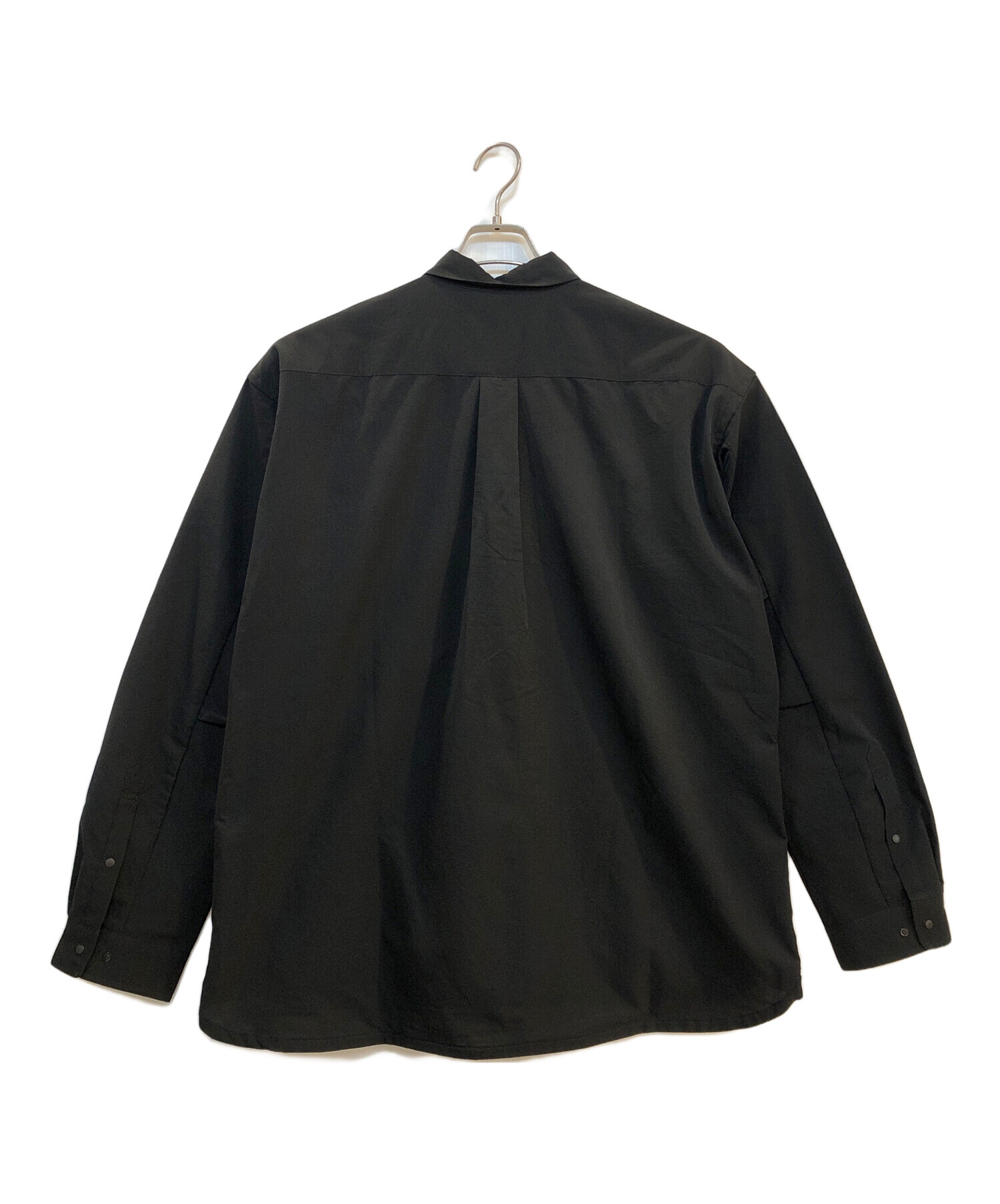中古・古着通販】NANGA (ナンガ) 長袖シャツ ブラック サイズ:L 未使用