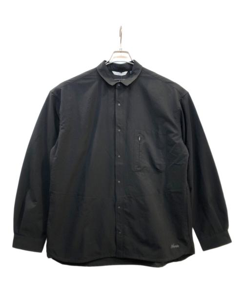 中古・古着通販】NANGA (ナンガ) 長袖シャツ ブラック サイズ:L 未使用
