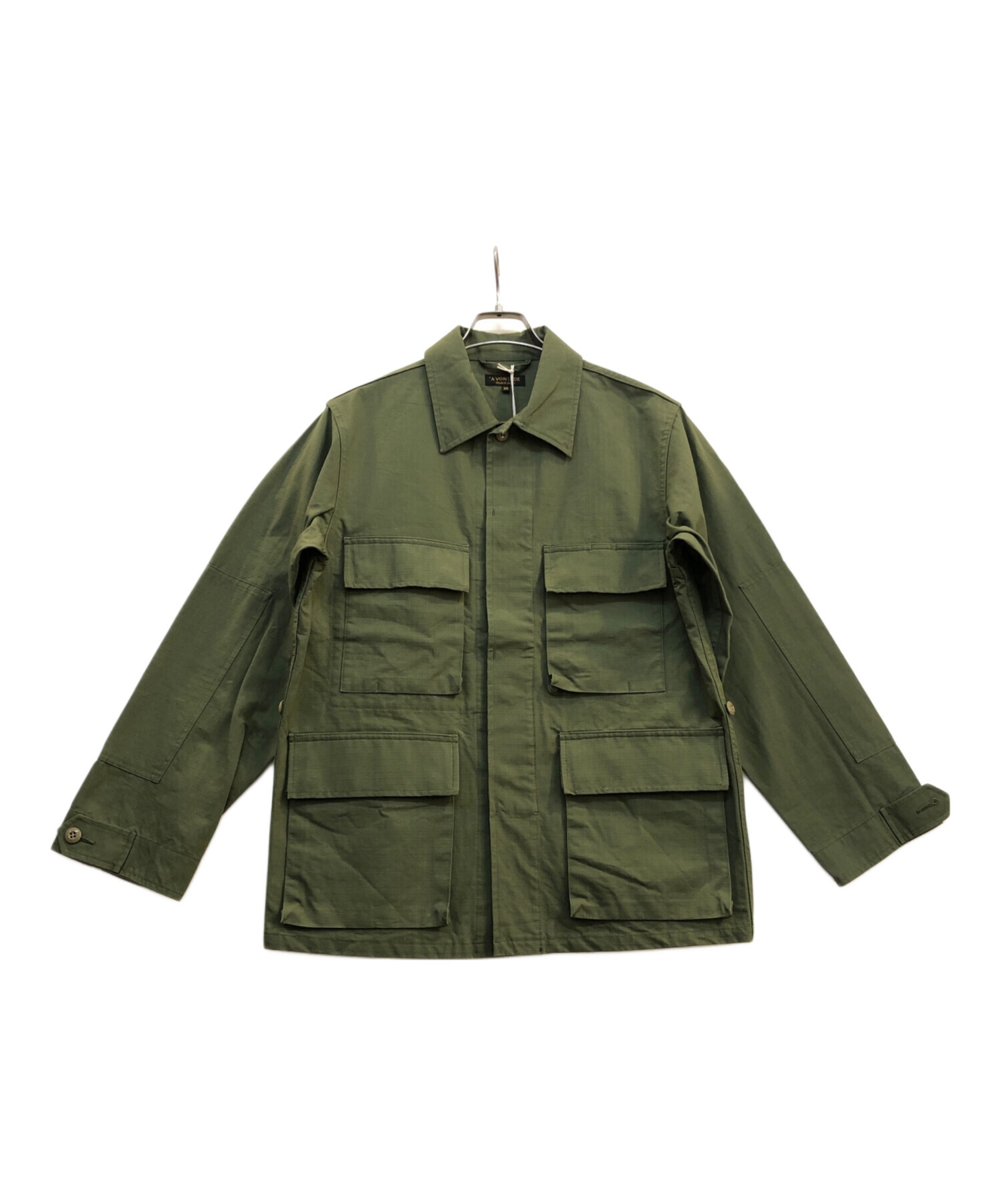 中古・古着通販】A vontade (アボンタージ) ミリタリーシャツ オリーブ 
