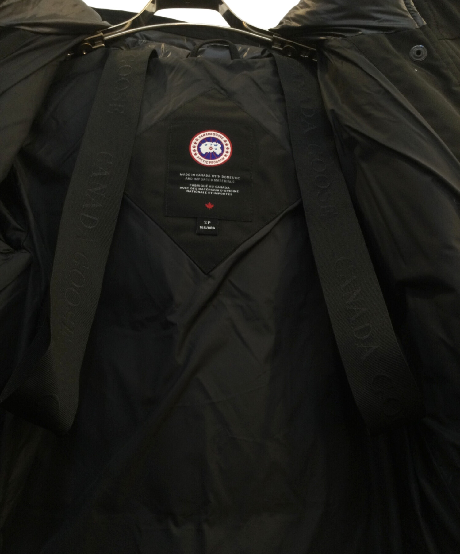 中古・古着通販】CANADA GOOSE (カナダグース) ダウンコート ブラック 