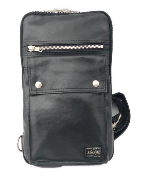 中古・古着通販】PORTER (ポーター) ワンショルダーバッグ ブラック