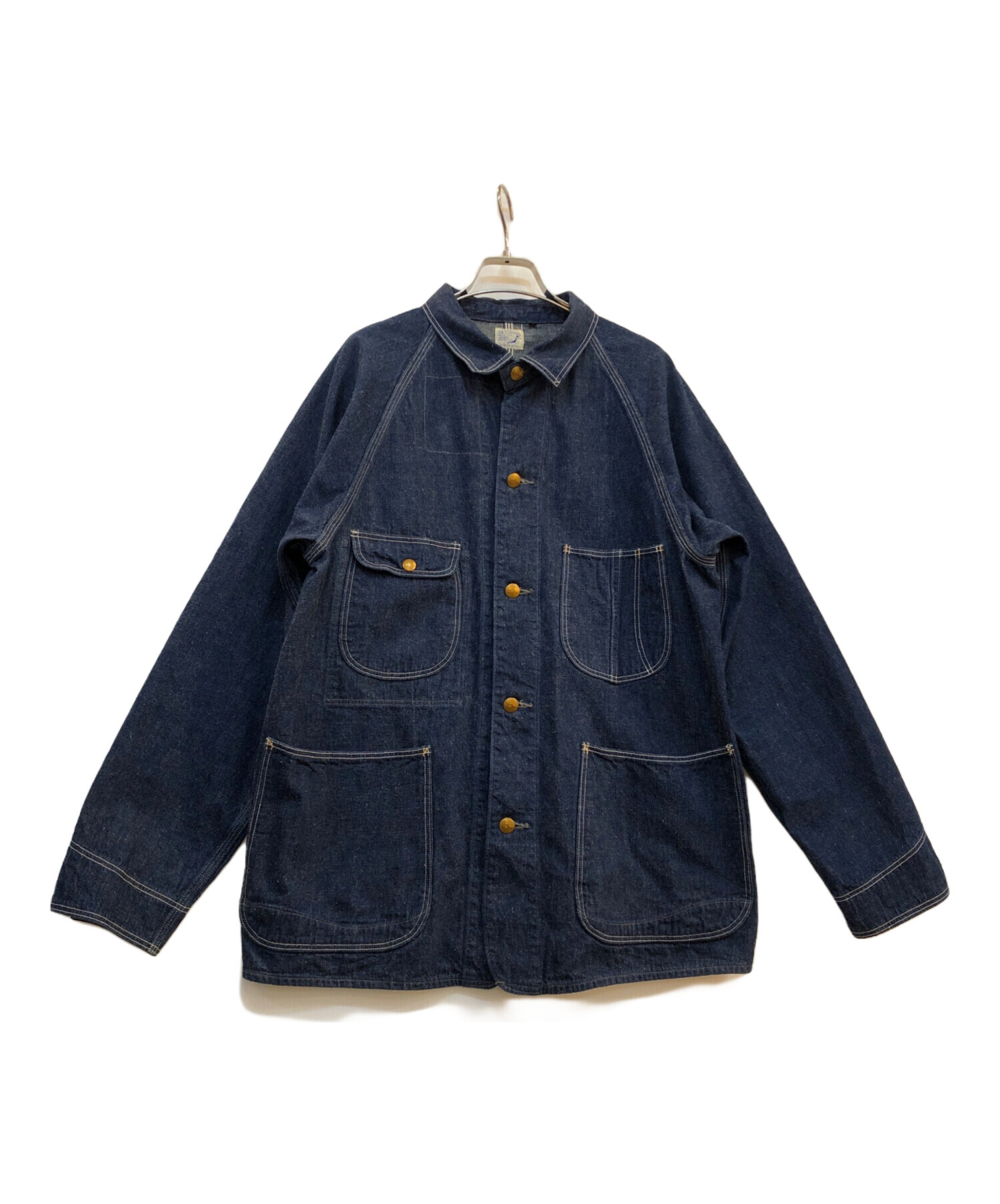 中古・古着通販】orSlow (オアスロウ) カバーオール ブルー サイズ