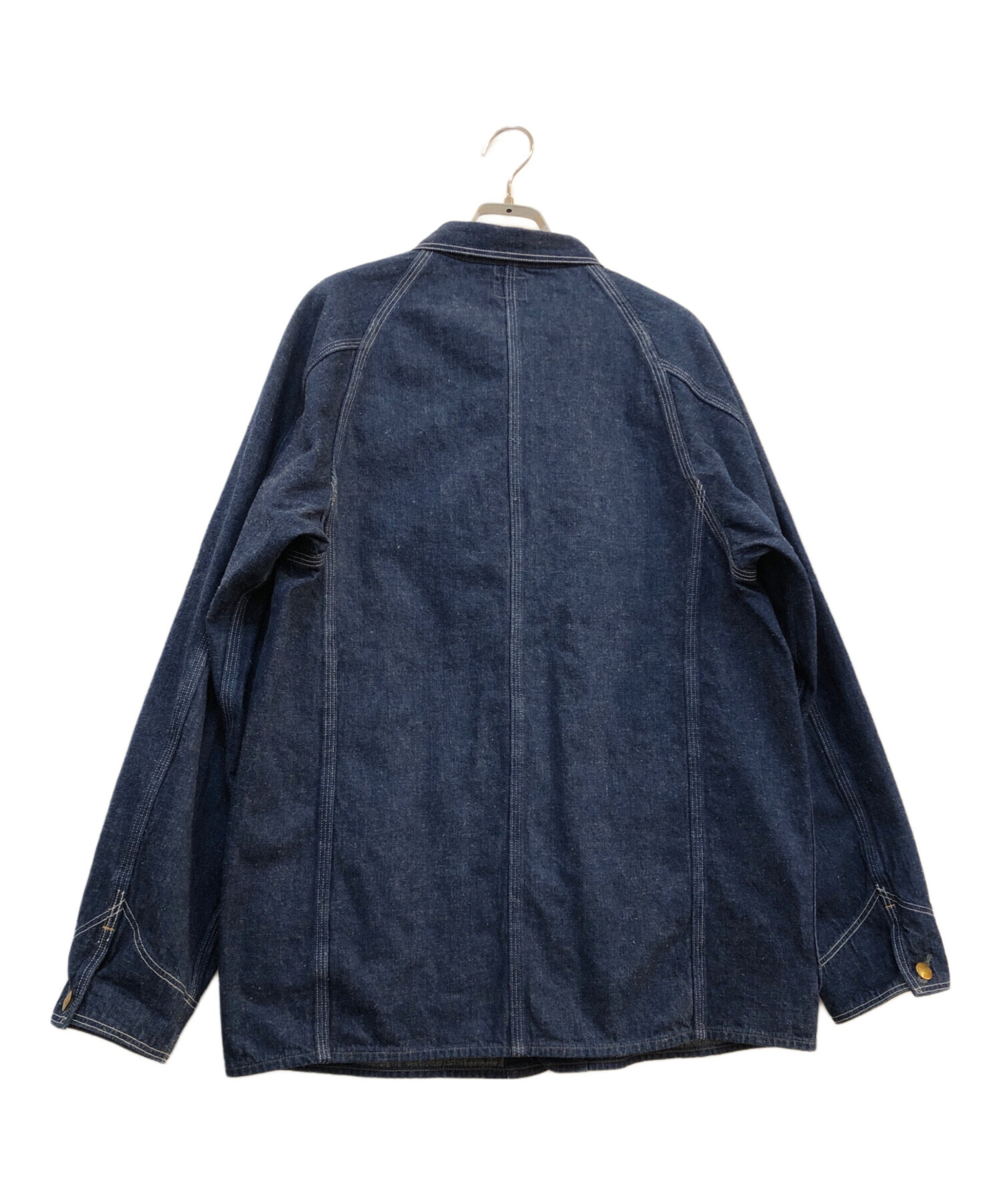 中古・古着通販】orSlow (オアスロウ) カバーオール ブルー サイズ