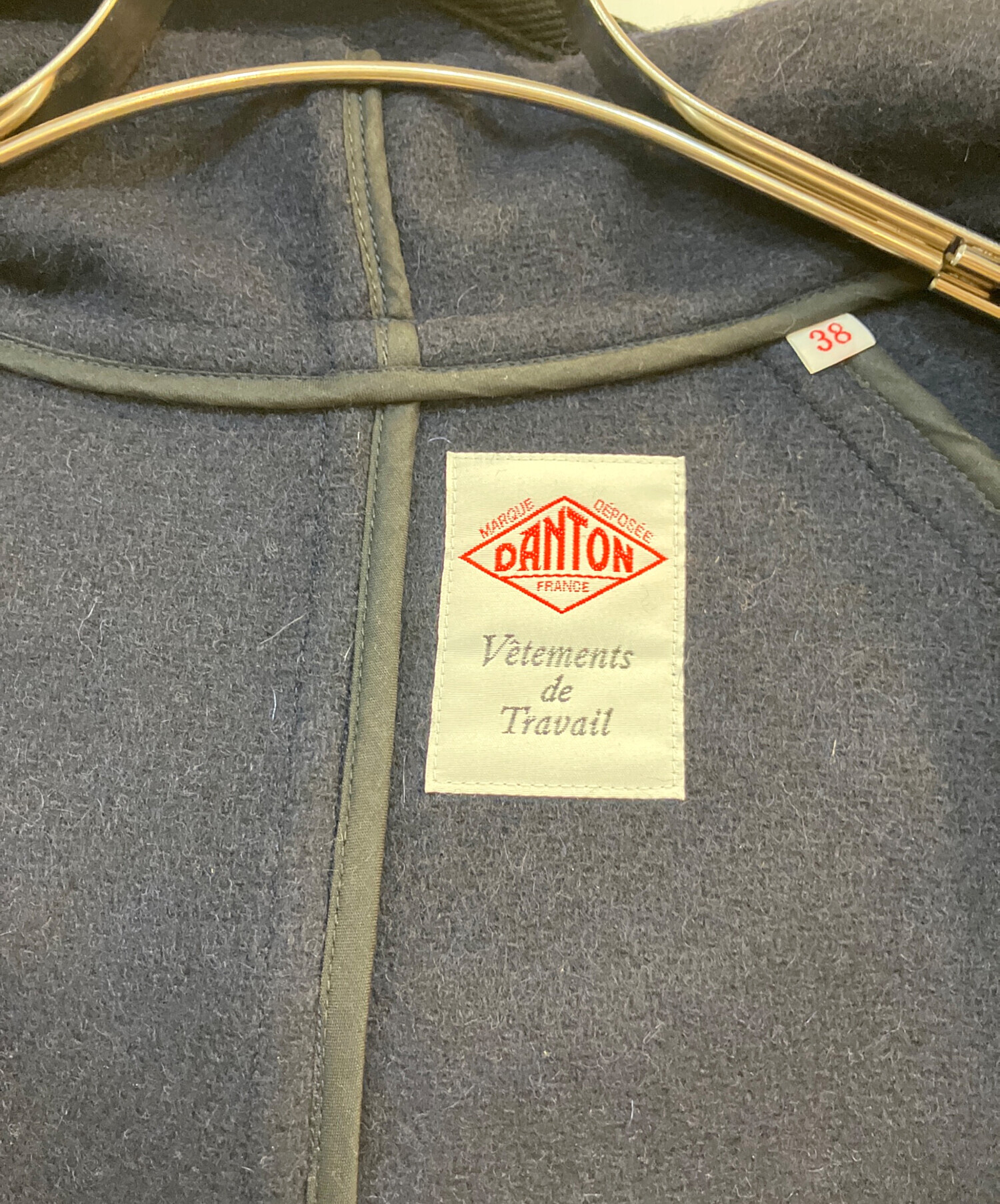 中古・古着通販】DANTON (ダントン) ウールコート ネイビー サイズ:38