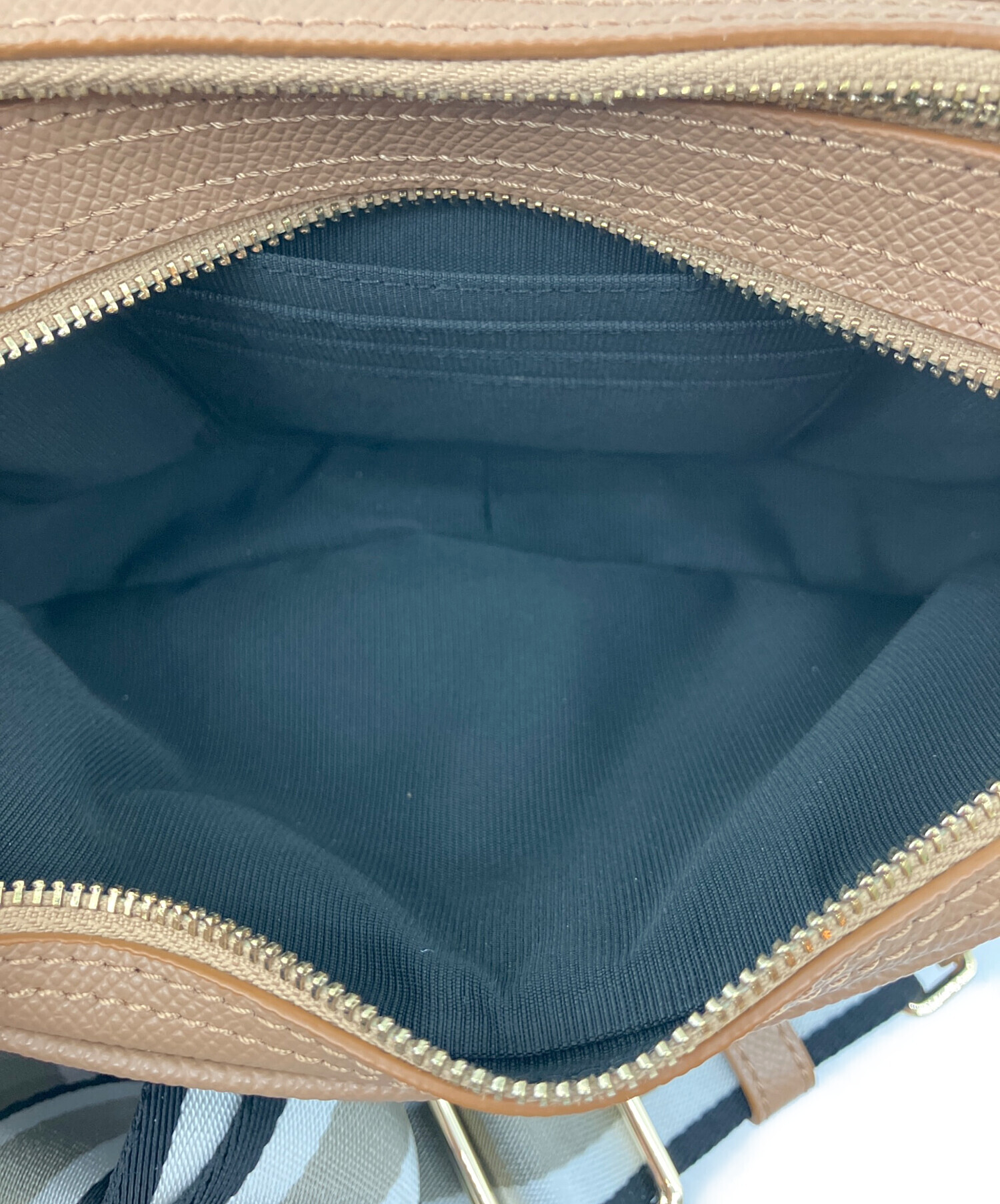 中古・古着通販】FURLA (フルラ) ショルダーバッグ ベージュ×ブラック