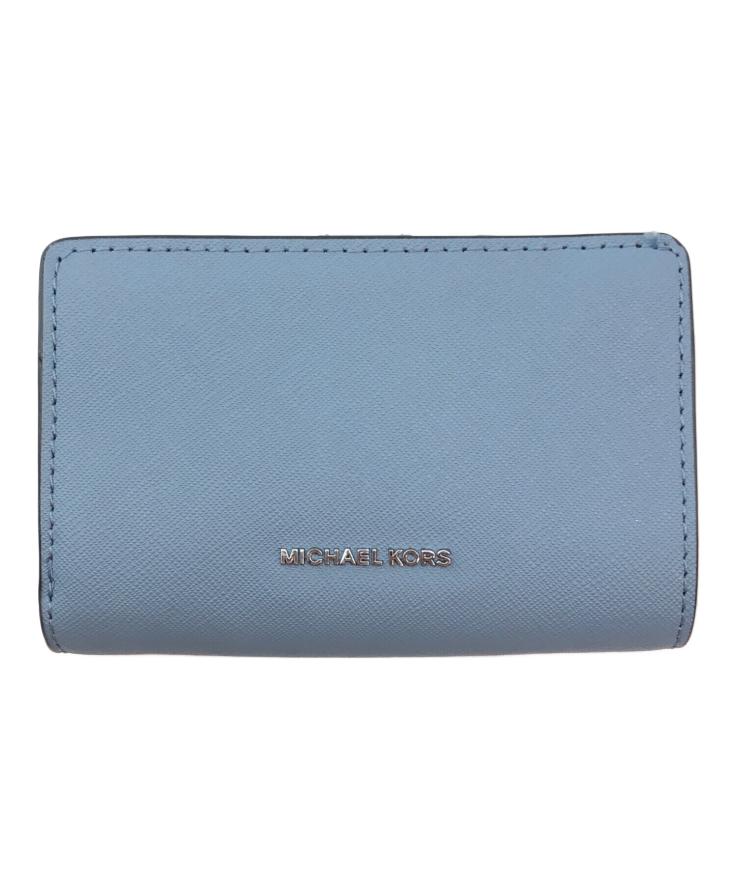 中古・古着通販】MICHAEL KORS (マイケルコース) 2つ折り財布 スカイ