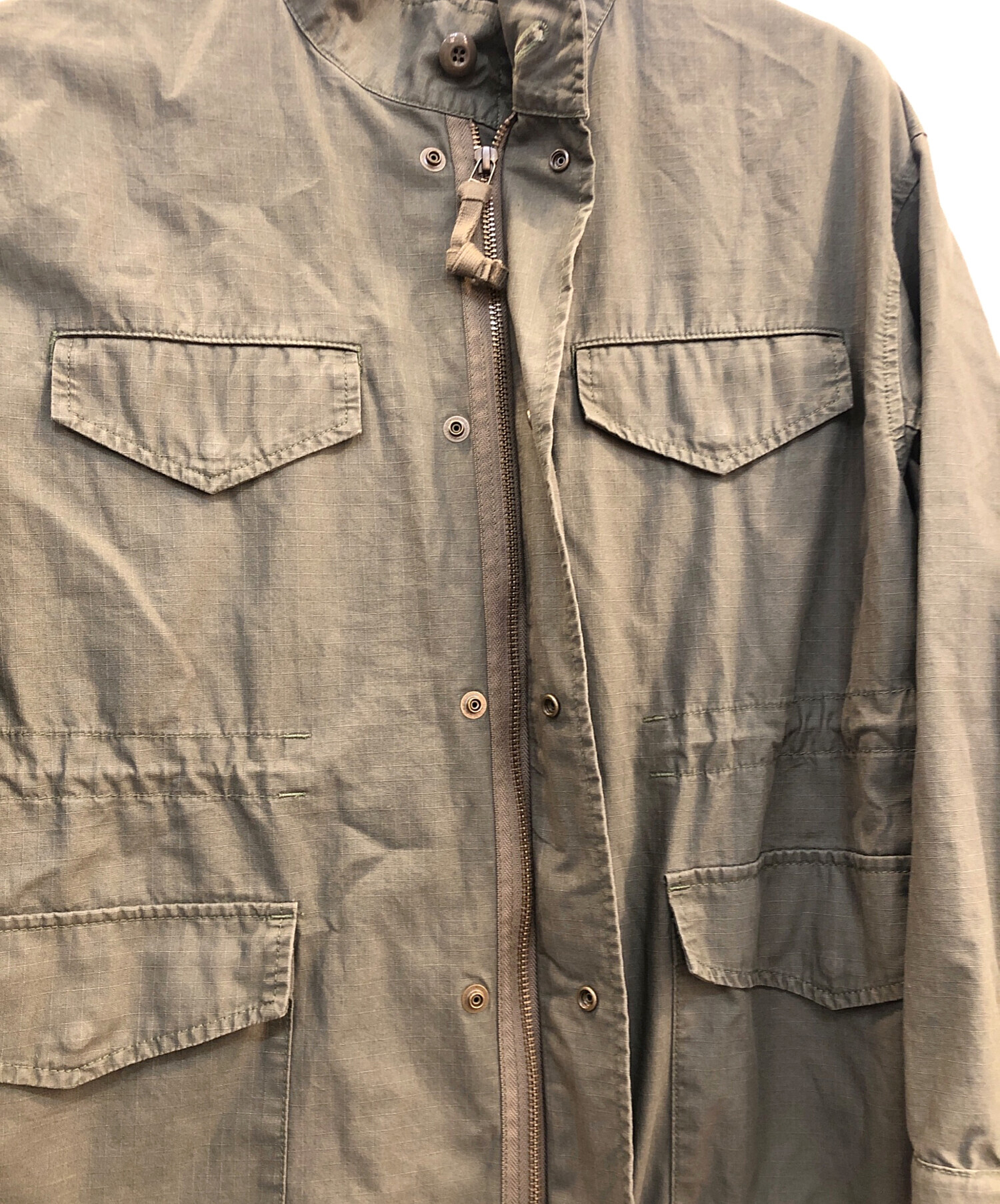 e.a.m‼︎ フレームワーク　リップストップミリタリーブルゾン★美品‼︎ リップストップミリタリーブルゾン（ミリタリージャケット