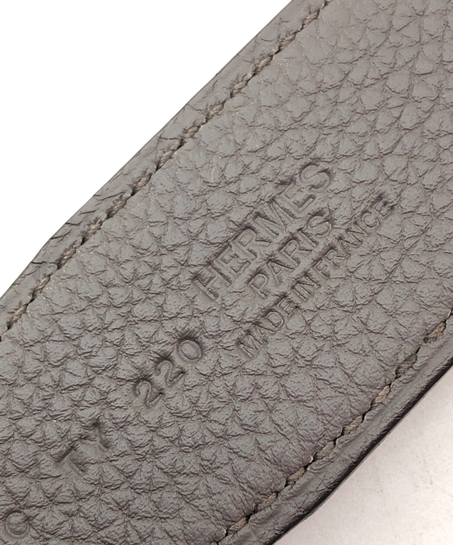 中古・古着通販】HERMES (エルメス) レザーベルト ブラック サイズ