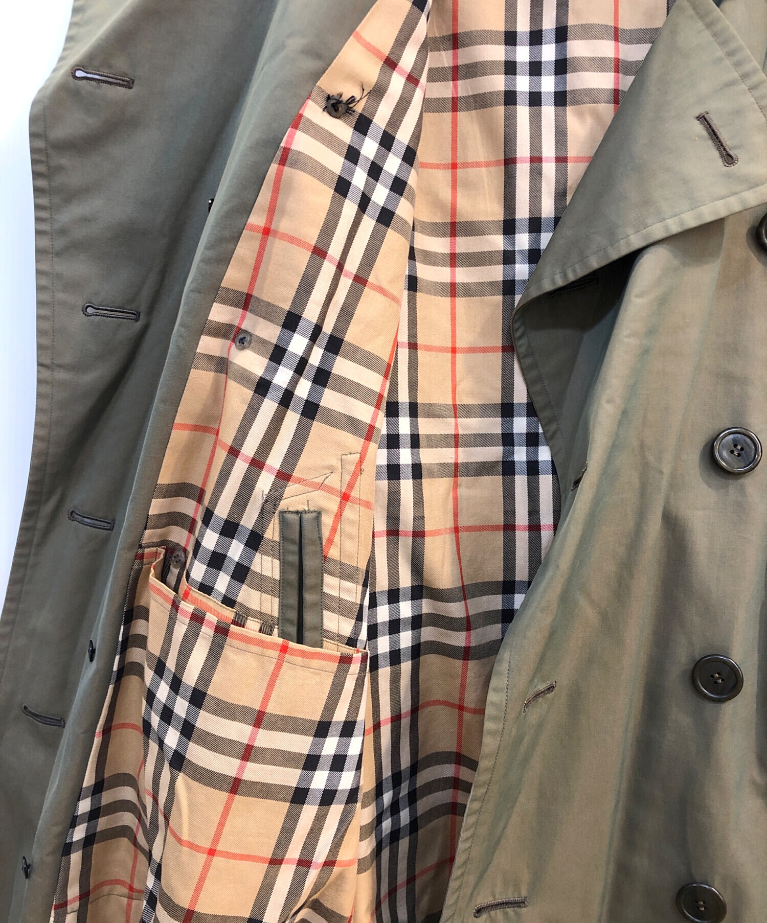 中古・古着通販】Burberry's (バーバリーズ) トレンチコート オリーブ