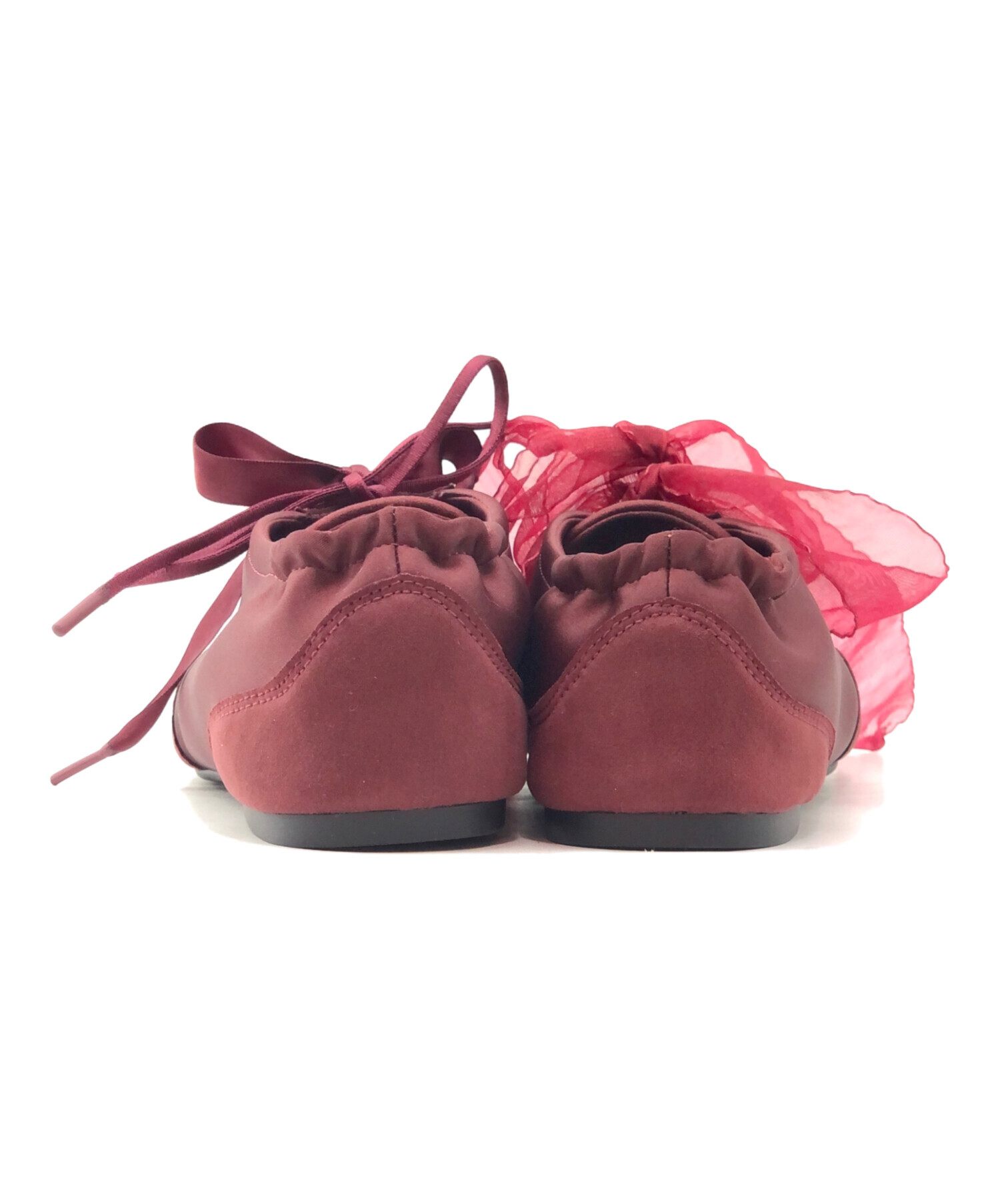 中古・古着通販】VIVAIA (ビバイア) リボンフラットシューズ レッド