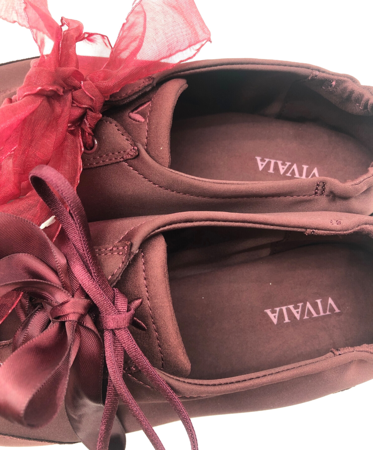 VIVAIA ビバイア　リボン付きフラットシューズ　サイズ37 アウトレット セール 通販ファッション - VIVAIA ビバイア リボン付き