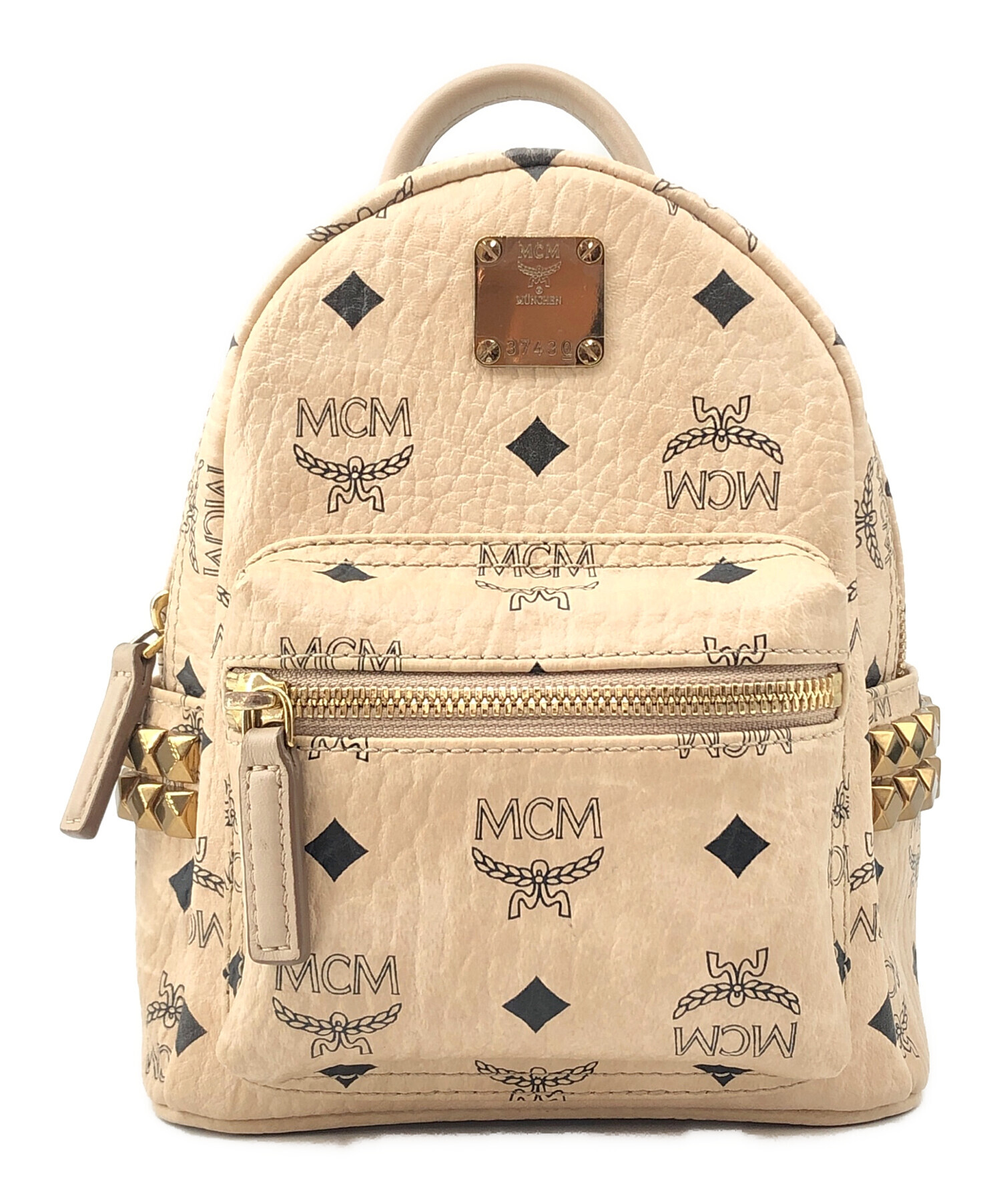 中古・古着通販】MCM (エムシーエム) スタッズリュック スターク