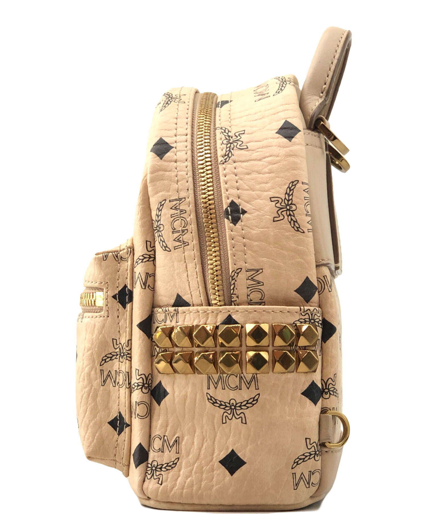 中古・古着通販】MCM (エムシーエム) スタッズリュック スターク