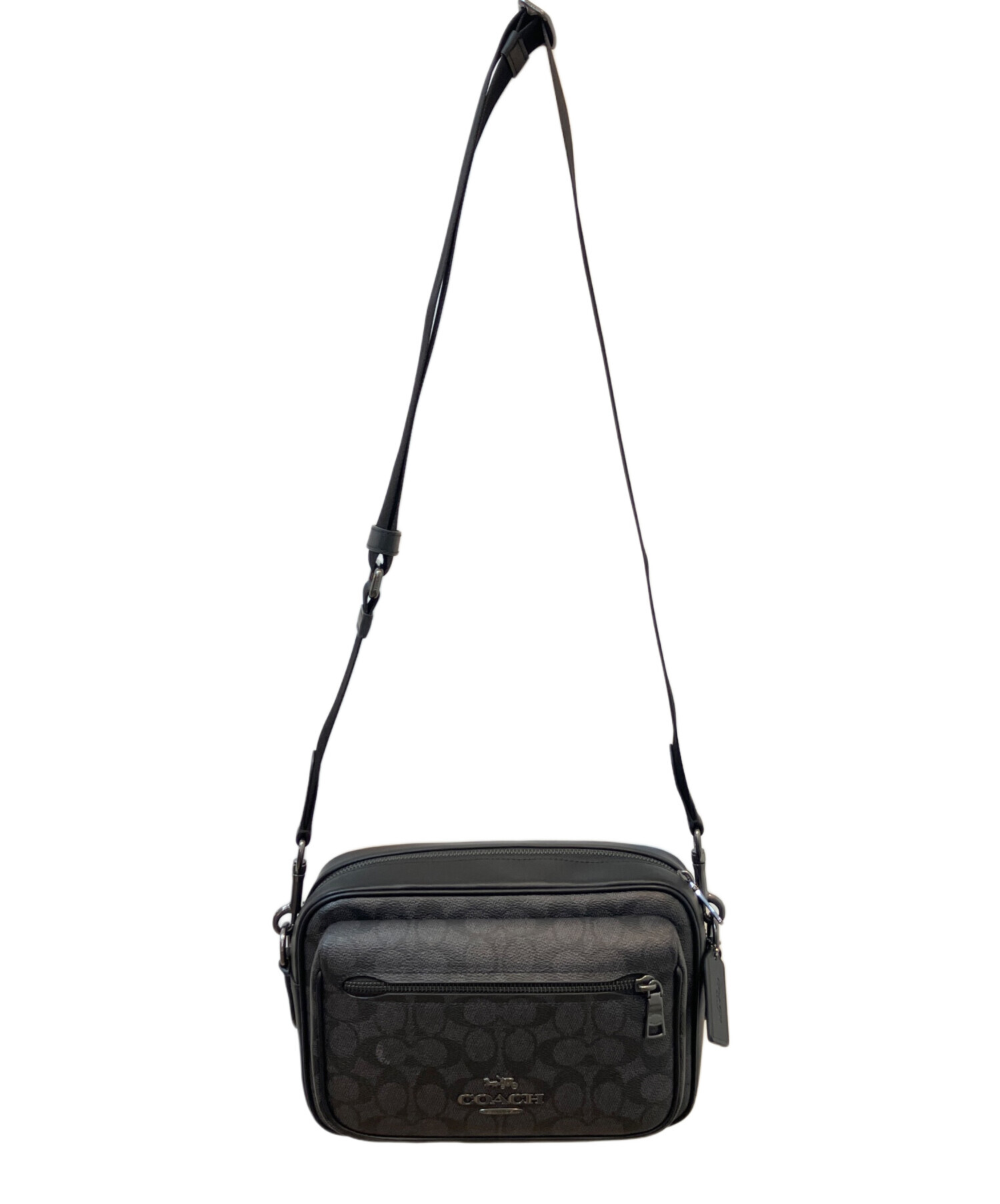 中古・古着通販】COACH (コーチ) エリアス クロスボディ チャコール 