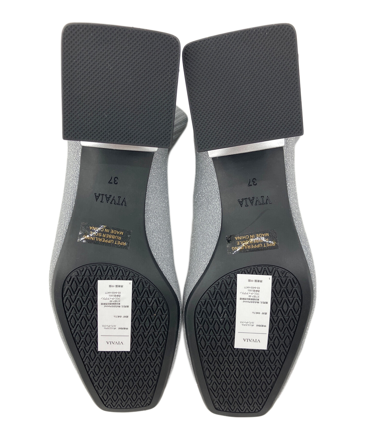 中古・古着通販】VIVAIA (ビバイア) ヒールブーツ グレー サイズ:37