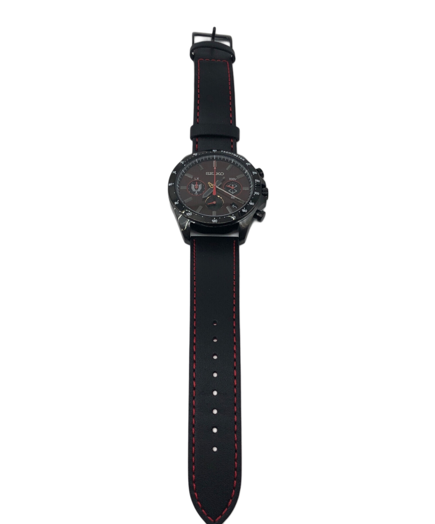 中古・古着通販SEIKO (セイコー) 腕時計 ベルセルクコラボ レッド 