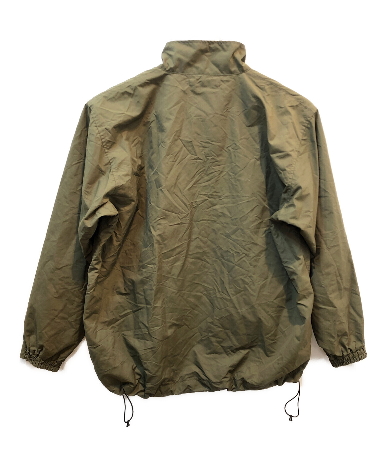 WTAPS ダブルタップス ナイロンジャケット ロング丈 カーキ L 中古・古着通販】WTAPS (ダブルタップス) ナイロンジャケット 221WVDT