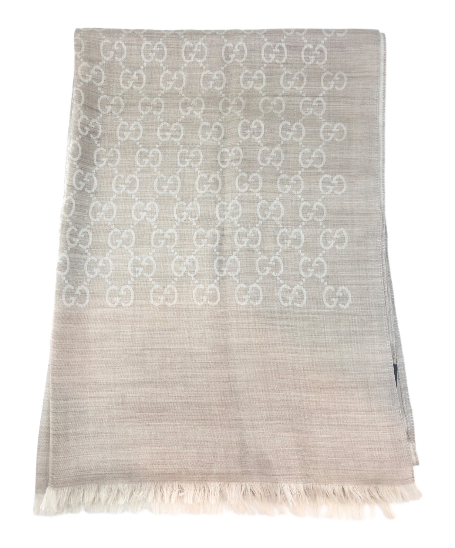 中古・古着通販】GUCCI (グッチ) ストール GG ベージュ｜ブランド 