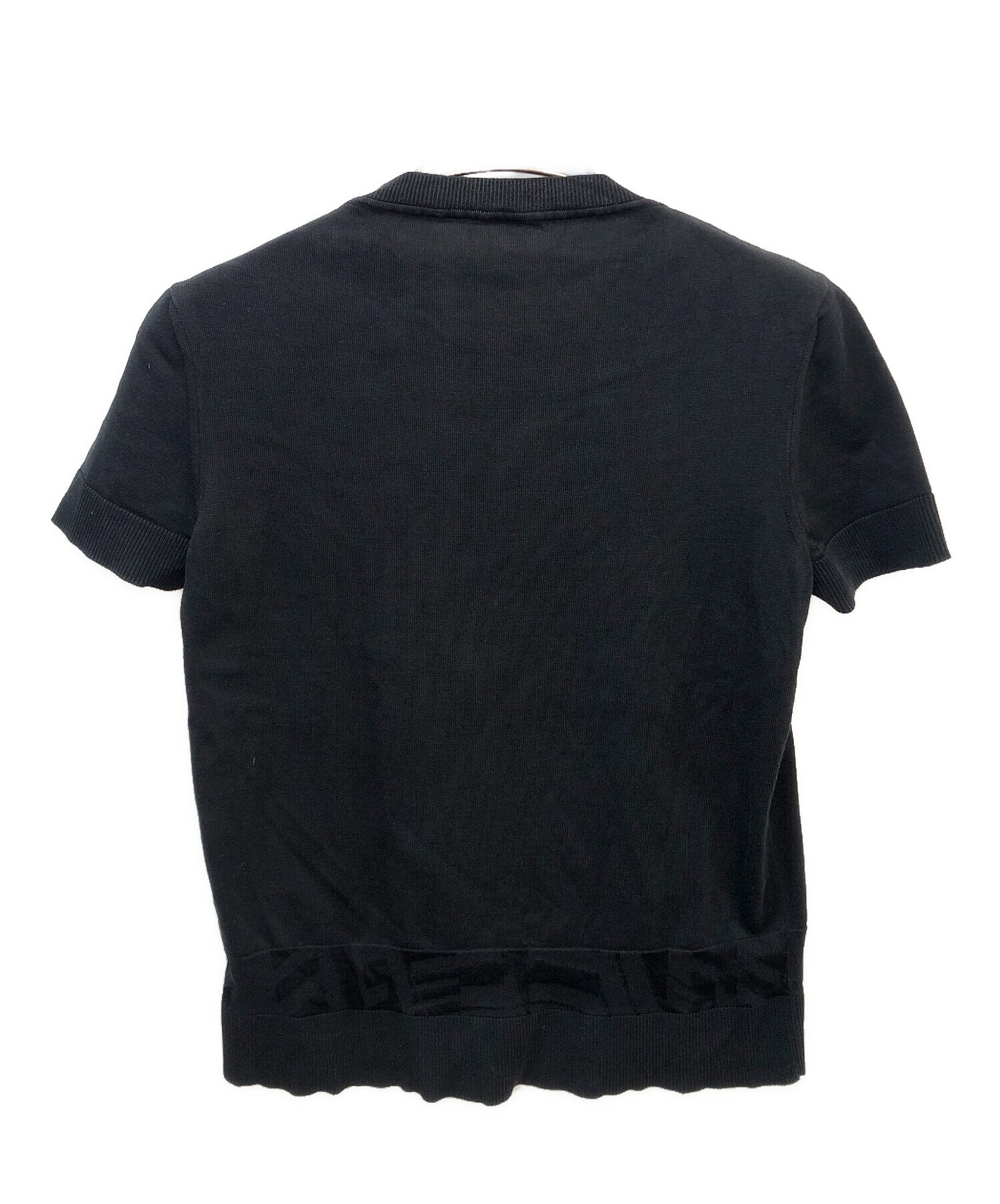 中古・古着通販】HERMES (エルメス) 薄手ニット ブラック サイズ:34 