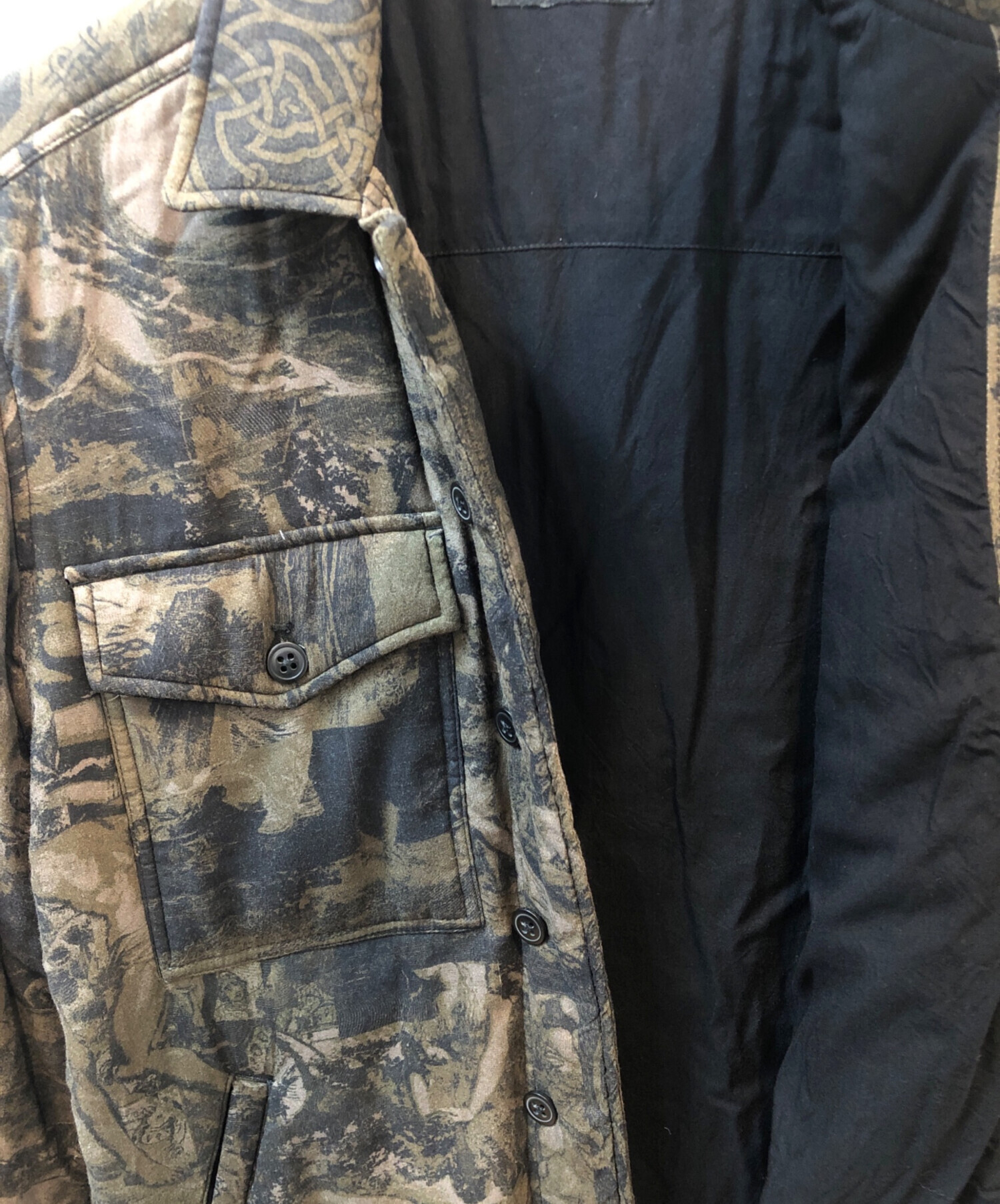 中古・古着通販】DIESEL (ディーゼル) 中綿ジャケット カモフラージュ