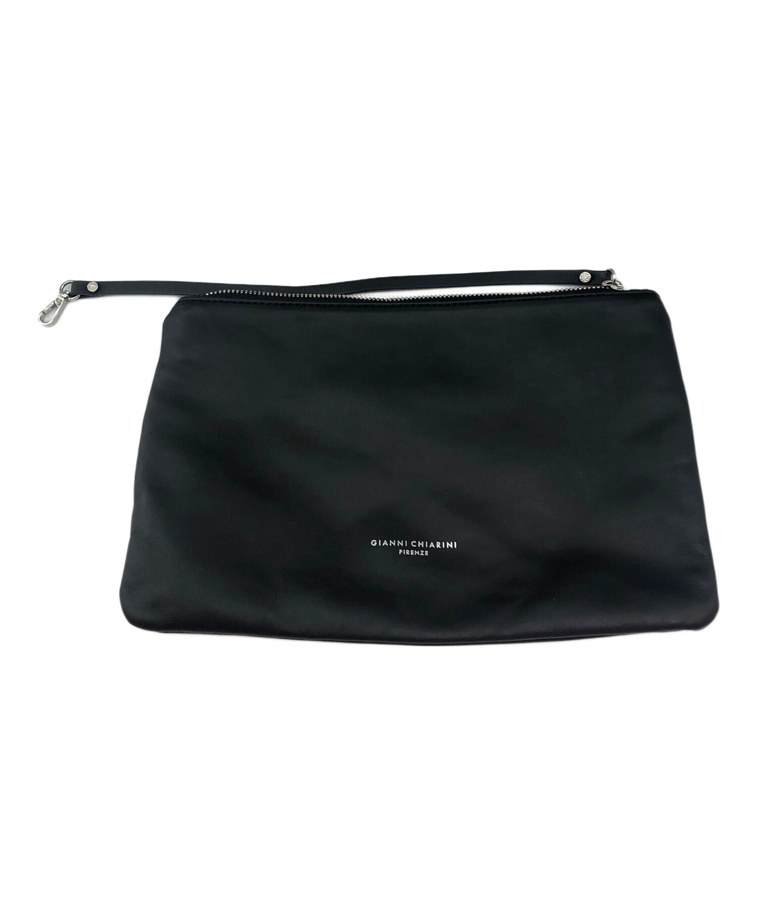 GIANNI CHIARINI ジャンニキャリーニ ショルダーバッグ  黒 【古着】【中古】【送料無料】 中古・古着通販】GIANNI CHIARINI (ジャンニ キアリーニ) アリファM