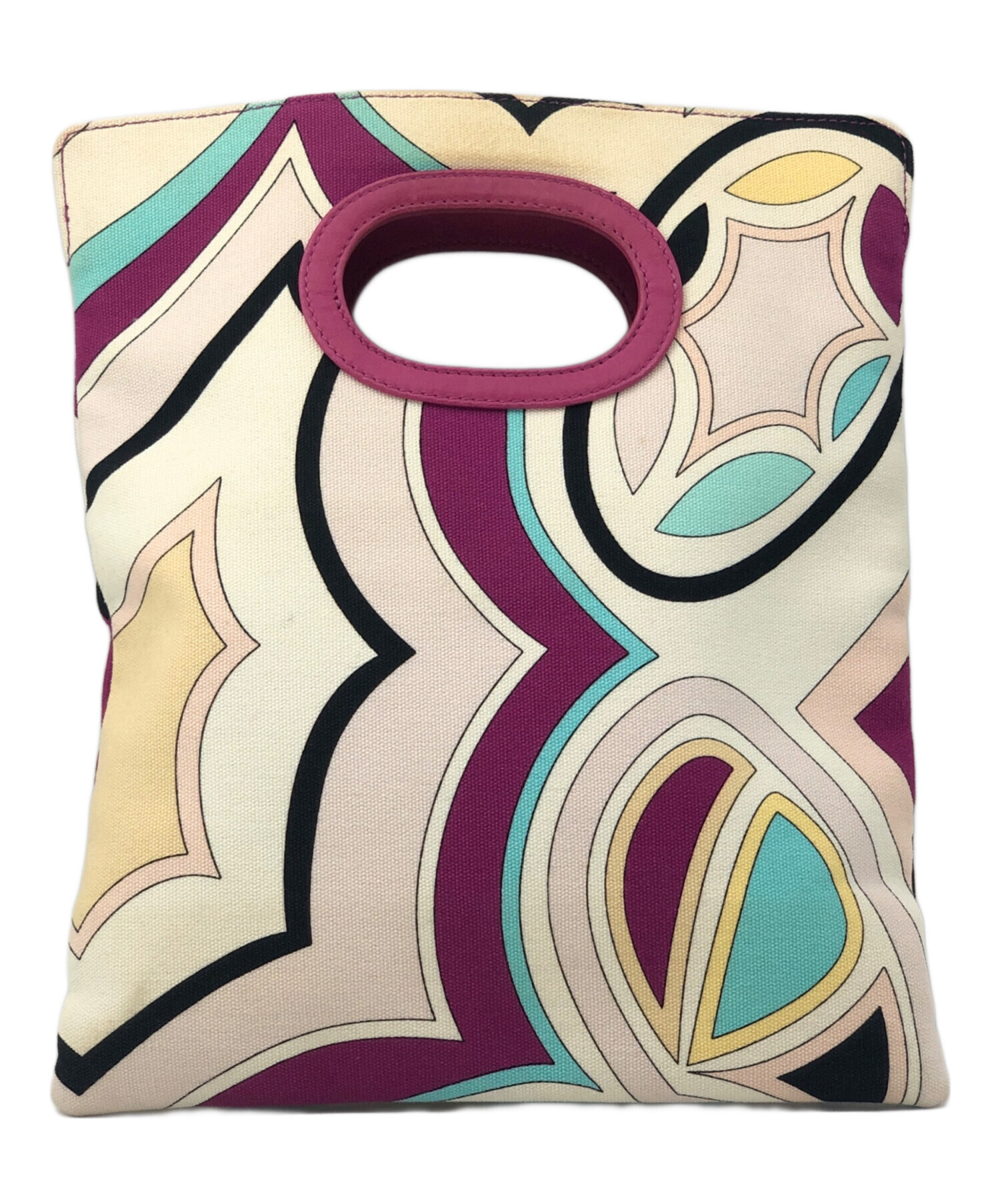 EMILIO PUCCI エミリオプッチ ショルダーバッグ  紫 【古着】【中古】【送料無料】 中古・古着通販】Emilio Pucci (エミリオ プッチ) クラッチバッグ
