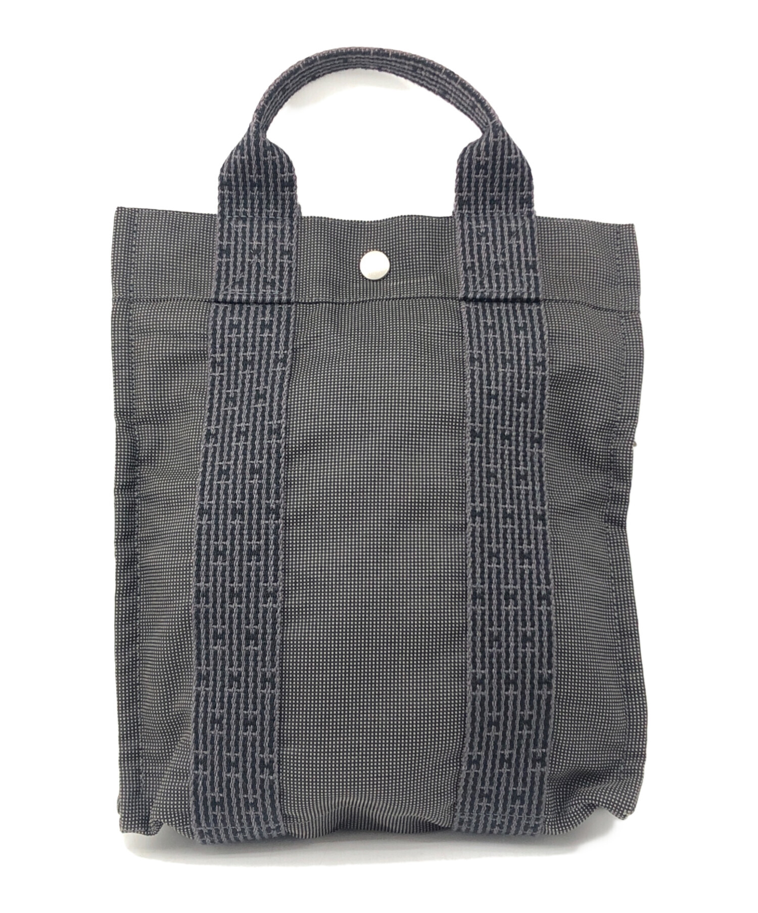 HERMES エルメス エールライン リュックサック グレー 中古・古着通販】HERMES (エルメス) リュック エールライン サックアド