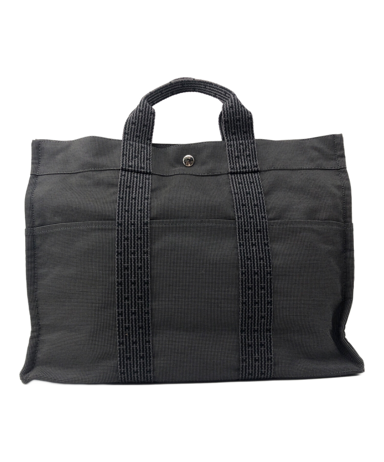 中古・古着通販】HERMES (エルメス) トートバッグ エールライン グレー