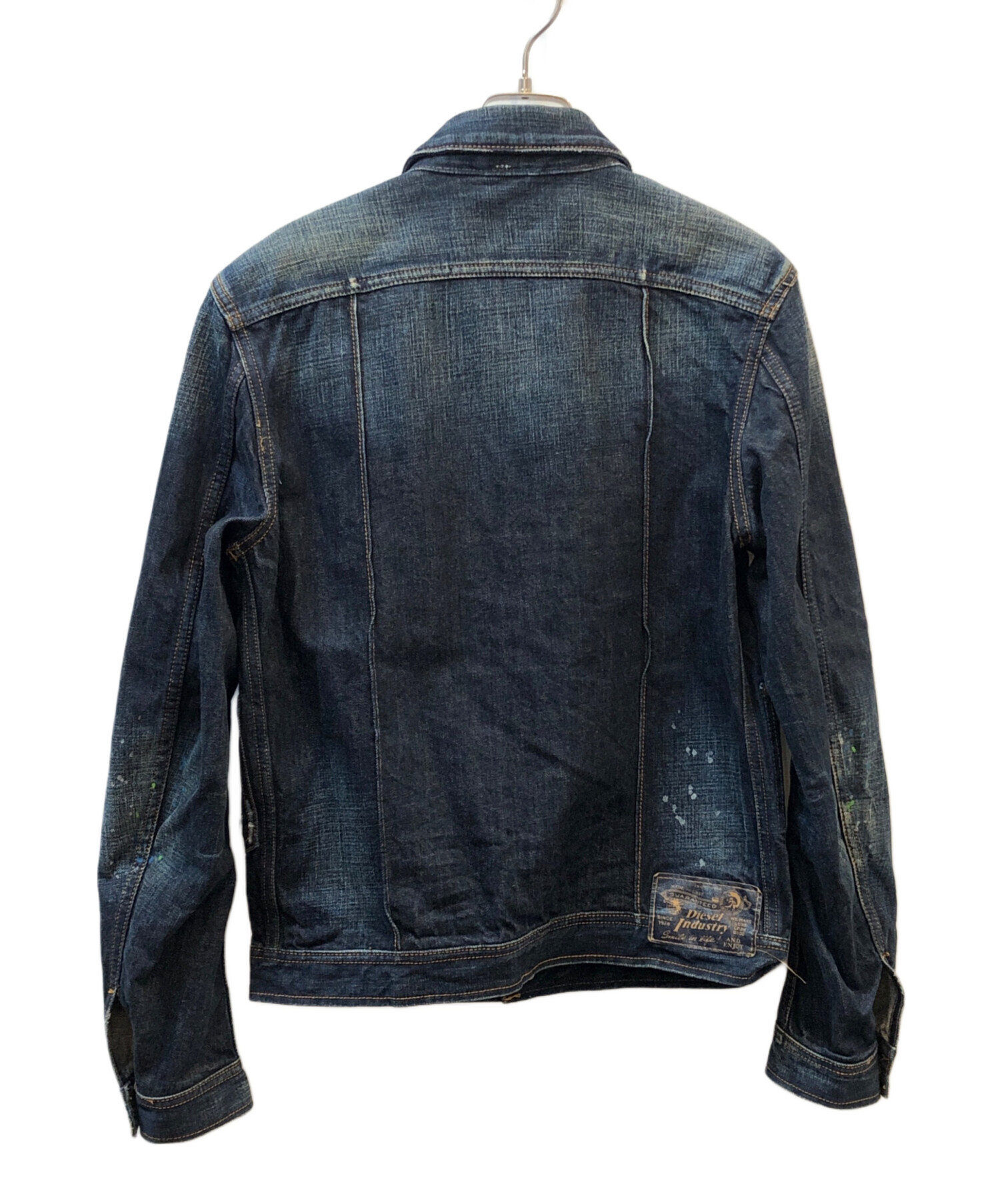【希少】Diesel デニムジャケット Sサイズ 中古・古着通販】DIESEL (ディーゼル) デニムジャケット ブルー サイズ