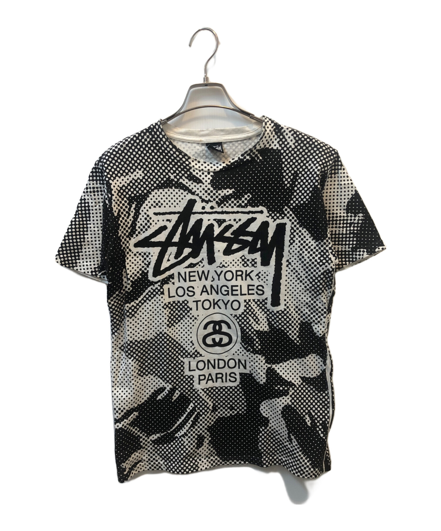 中古・古着通販】stussy (ステューシー) 半袖Tシャツ ドット柄 