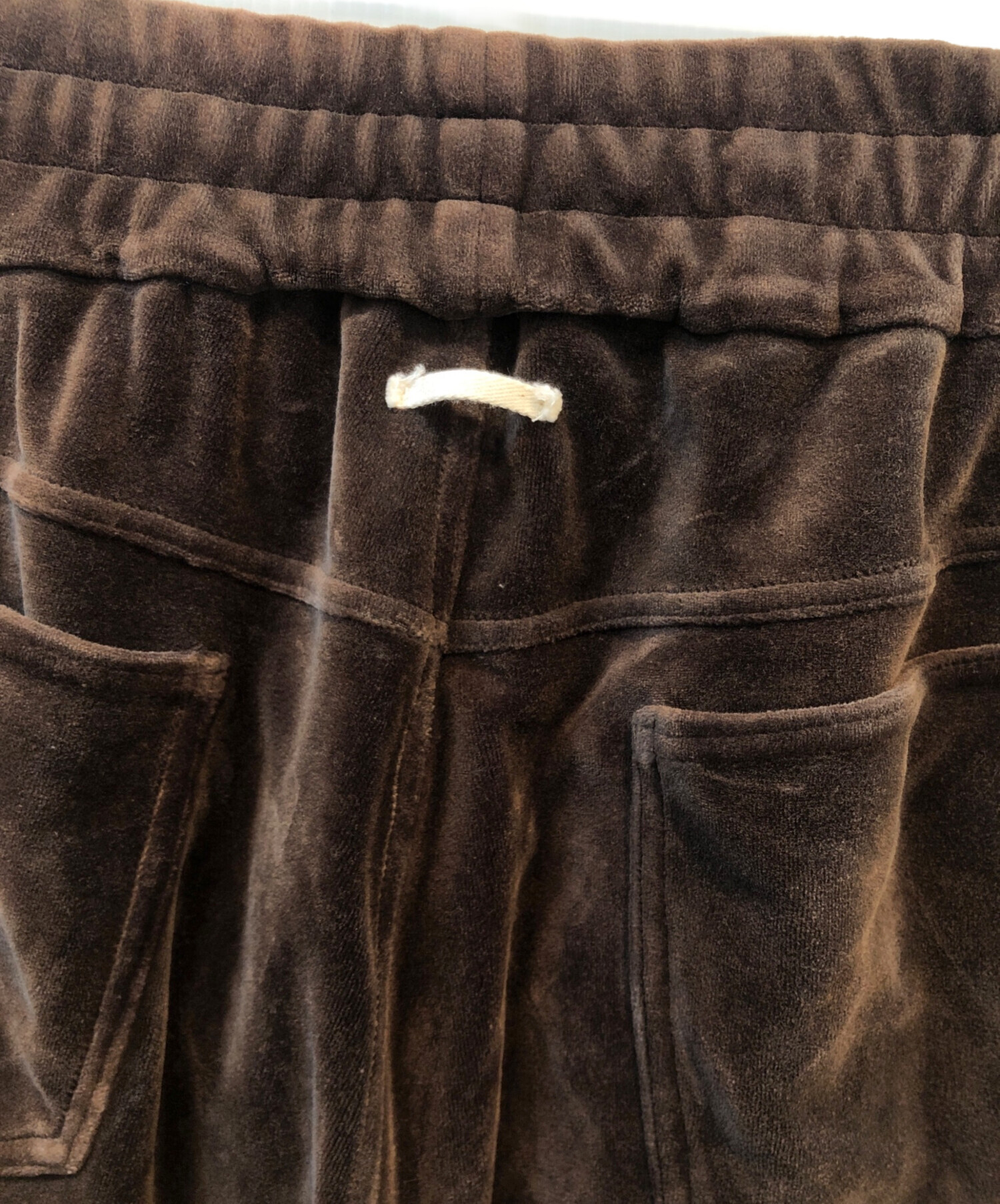 kinema ベロア　フレア　パンツ　キネマ　22aw pablo vinci 中古・古着通販】Kinema (キネマ) ベロアパンツ ブラウン サイズ:L