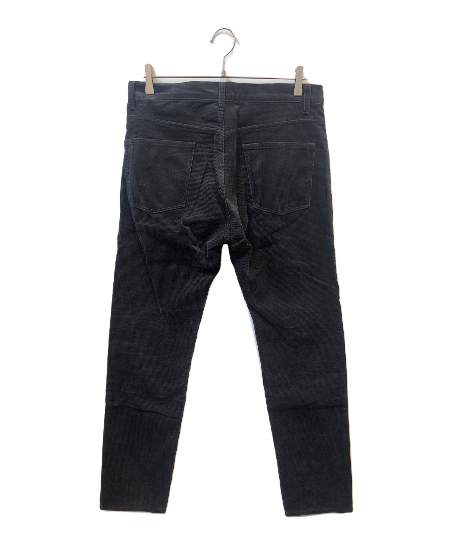 コモリ 21AW U03-03010 コーデュロイロングパンツ メンズ 3 中古・古着通販】COMOLI (コモリ) コーデュロイパンツ ブラック サイズ
