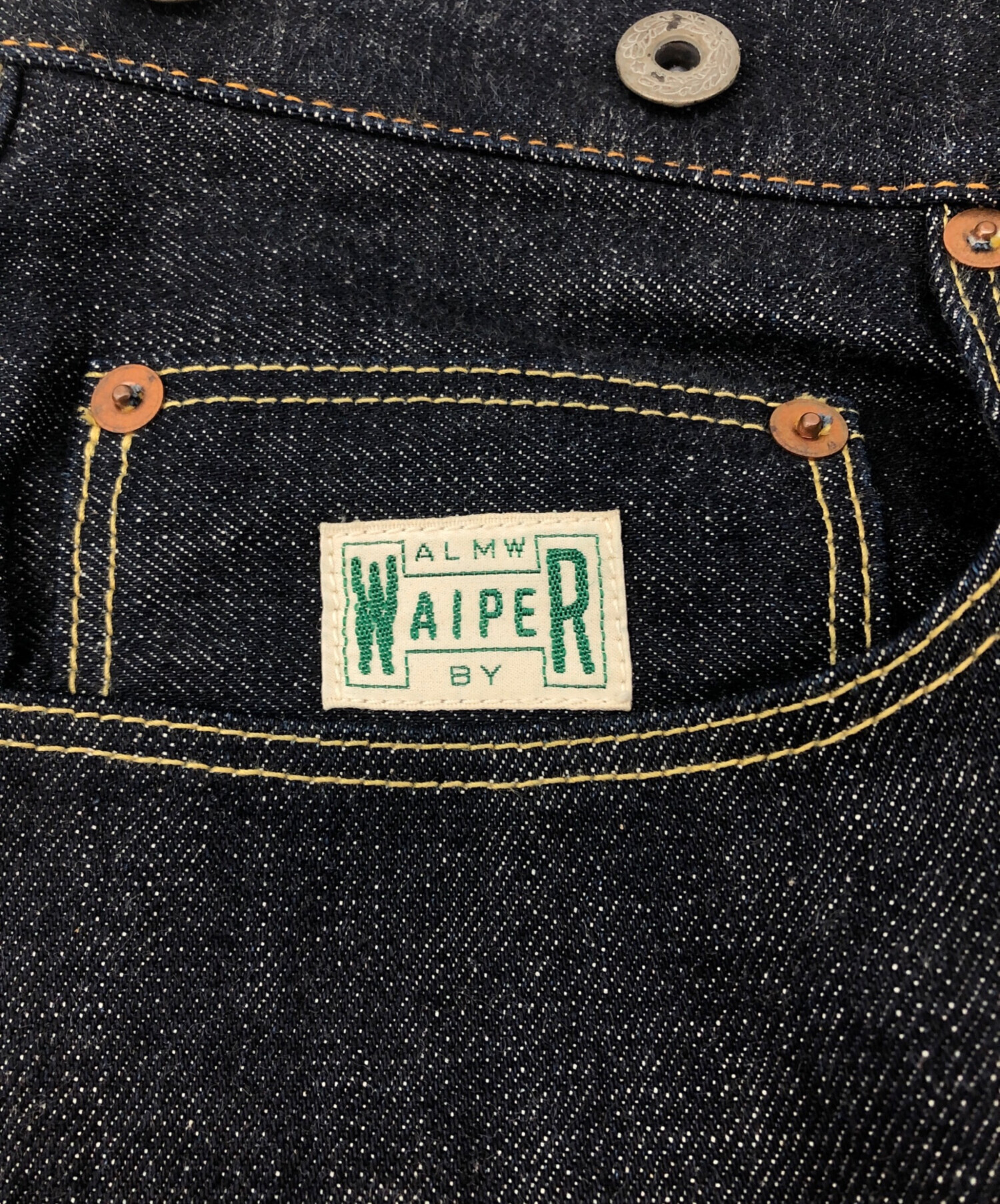 ALMW by WAIPER × TOOLS デニムパンツ サイズ34 中古・古着通販】ALMW by WAIPER (アーミー バイ ワイパー) デニム