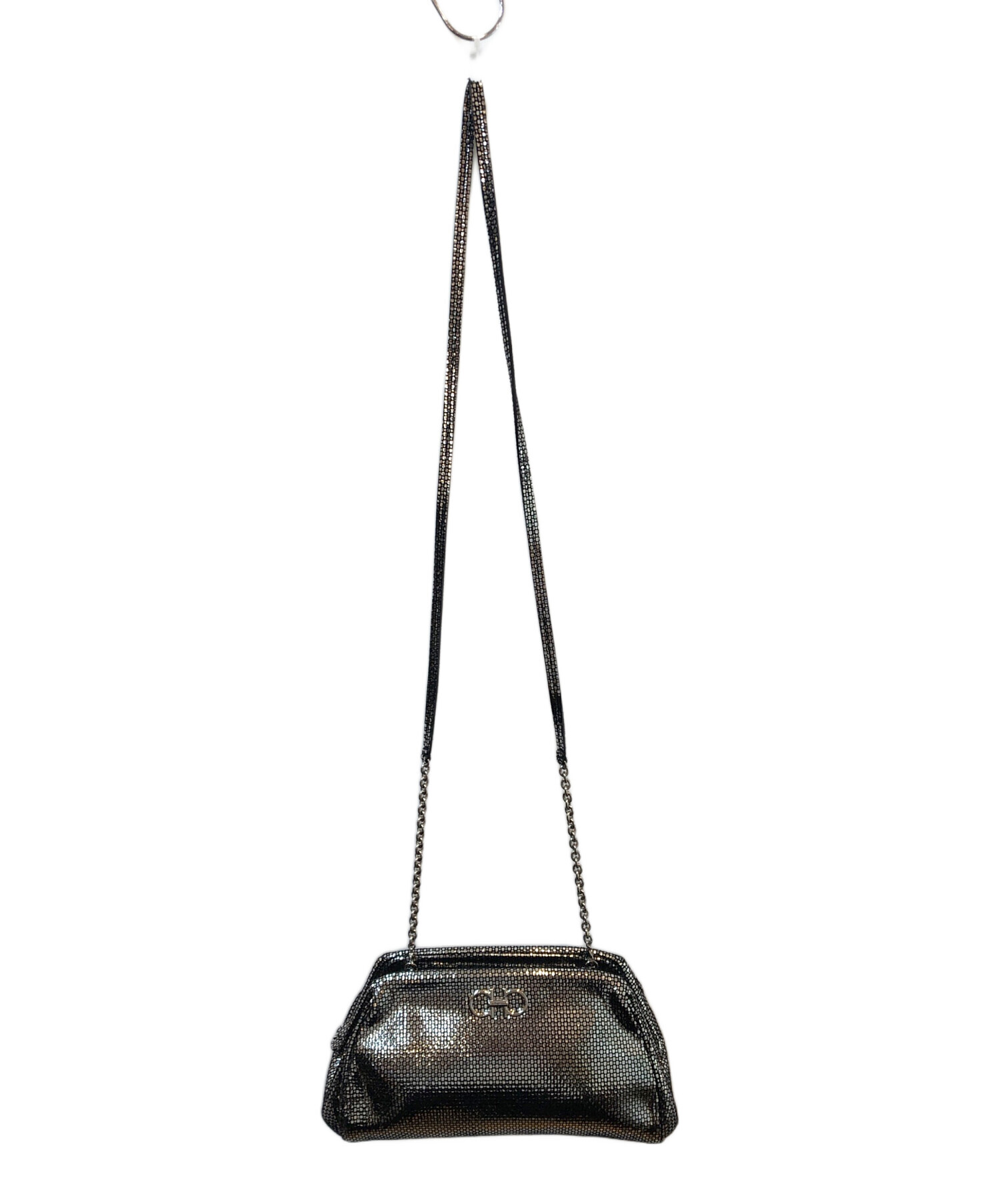 【最終お値下げ・中古】サルバトーレ フェラガモ　スウェードショルダーバッグ 中古・古着通販】Salvatore Ferragamo (サルヴァトーレ フェラガモ