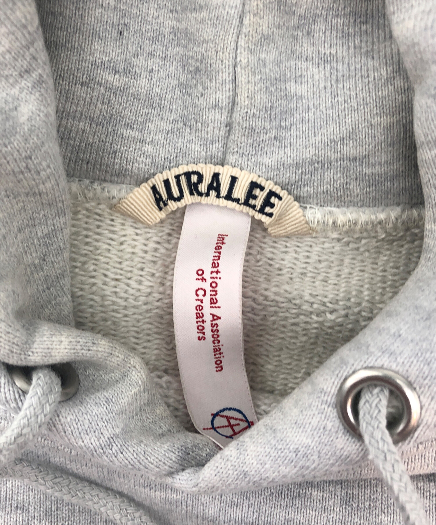 中古・古着通販】AURALEE (オーラリー) プルオーバーパーカー グレー