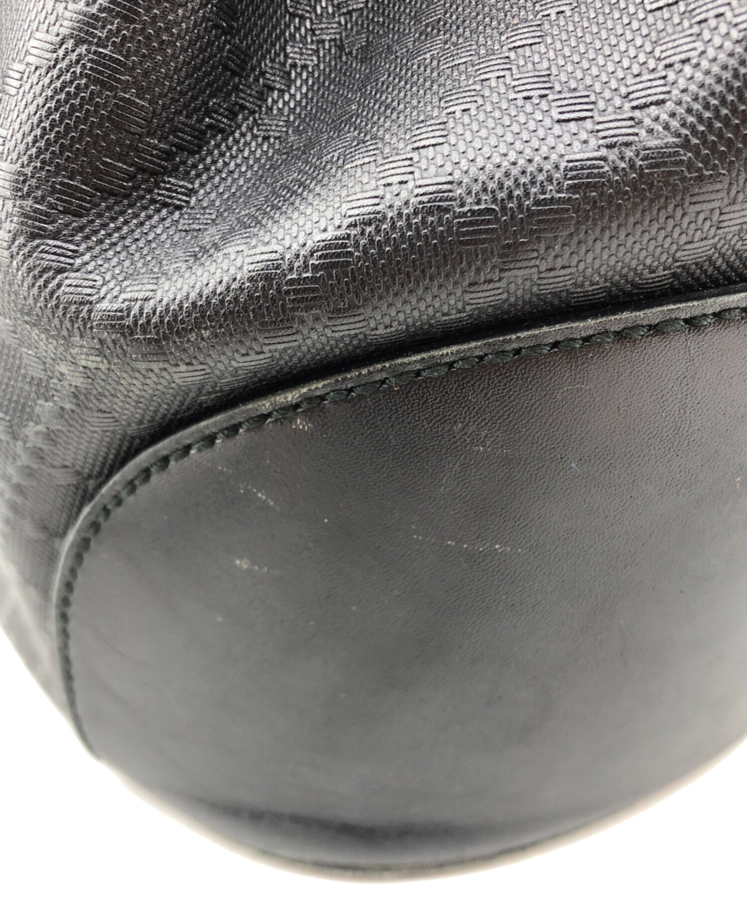 中古・古着通販】GUCCI (グッチ) 巾着ショルダーバッグ ブラック