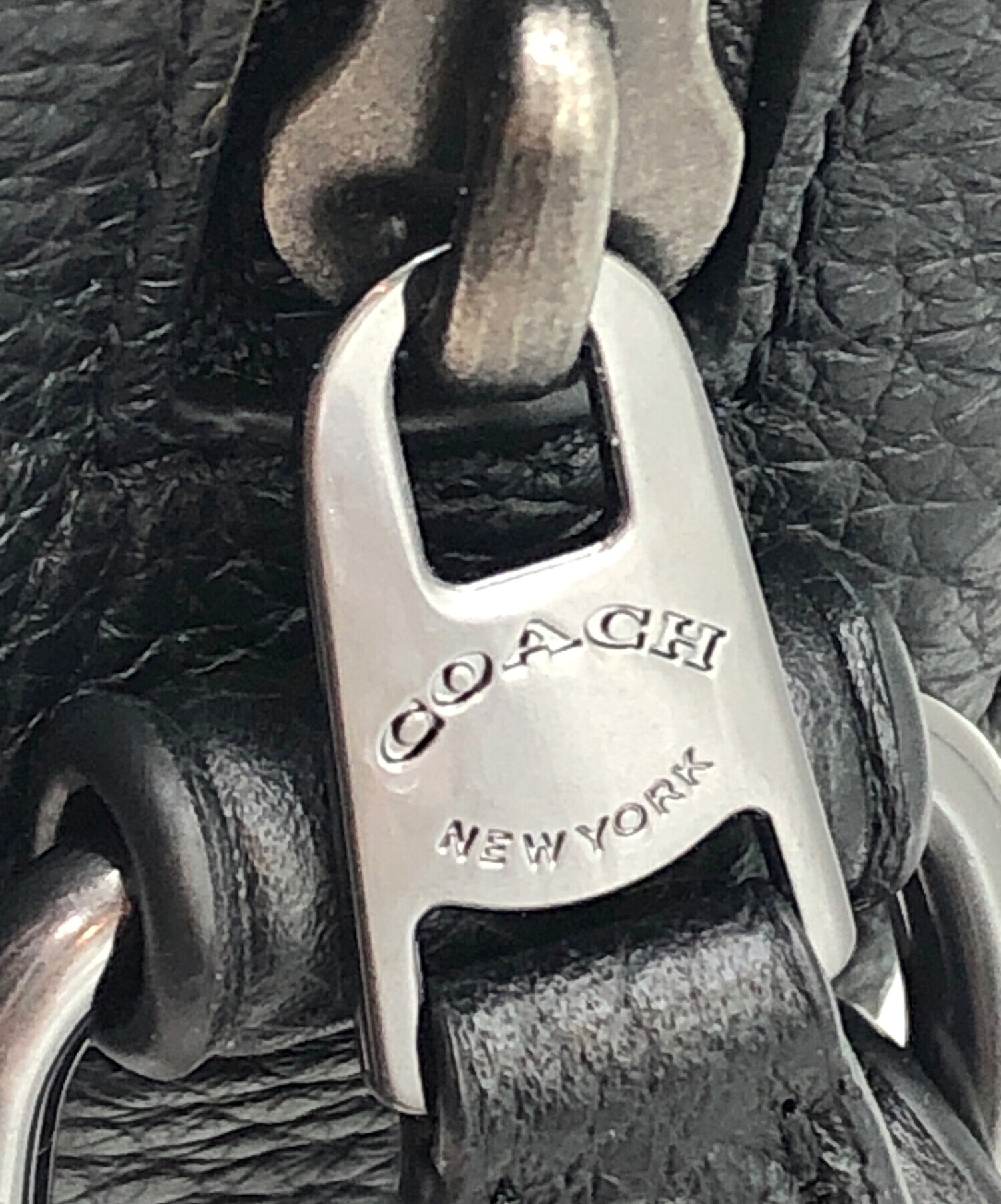 ★未使用★ coach ショルダー 1円 □新品同様□ COACH コーチ 1033 シグネチャー レザー クロス