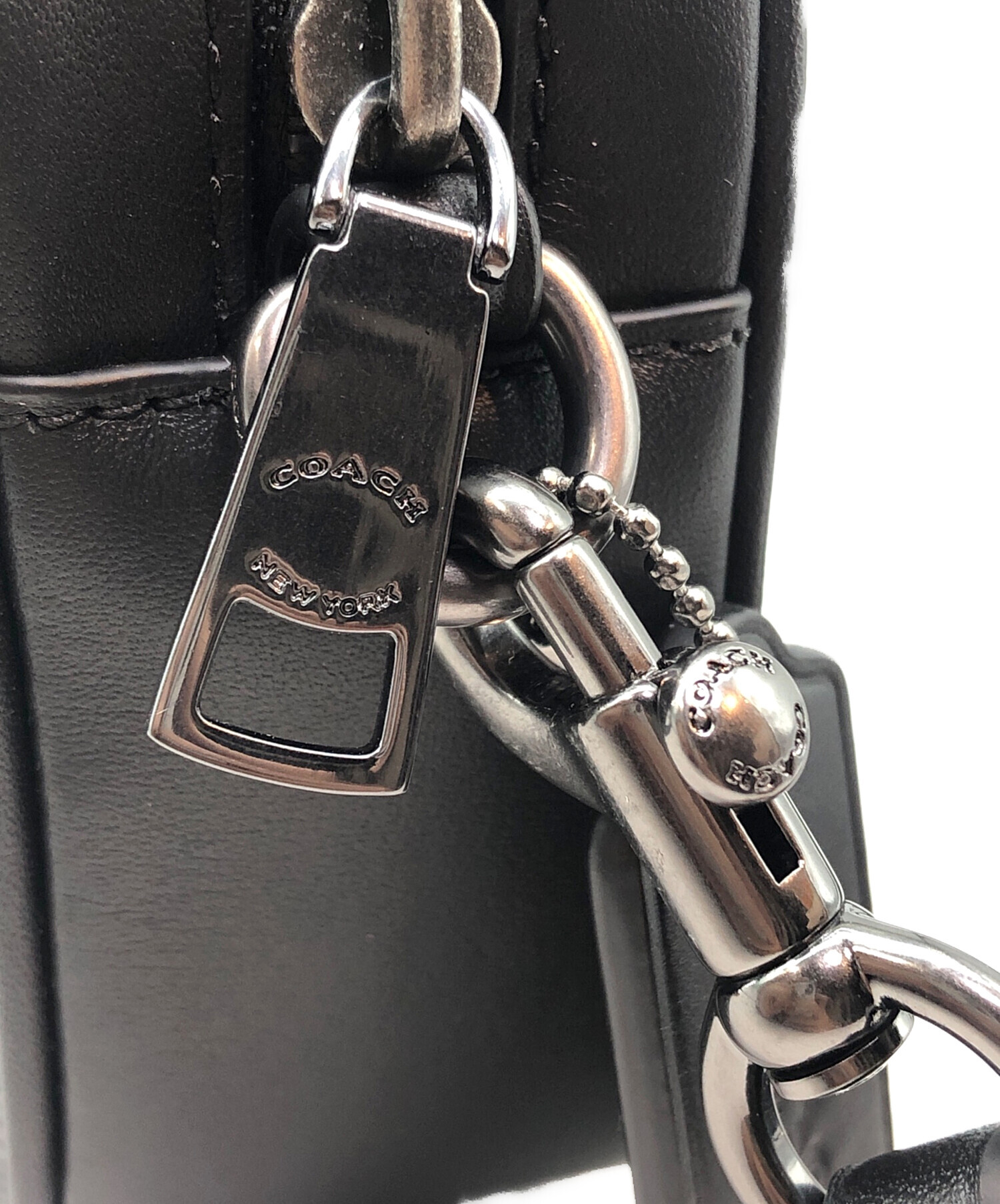 中古・古着通販】COACH (コーチ) ショルダーバッグ シグネチャー