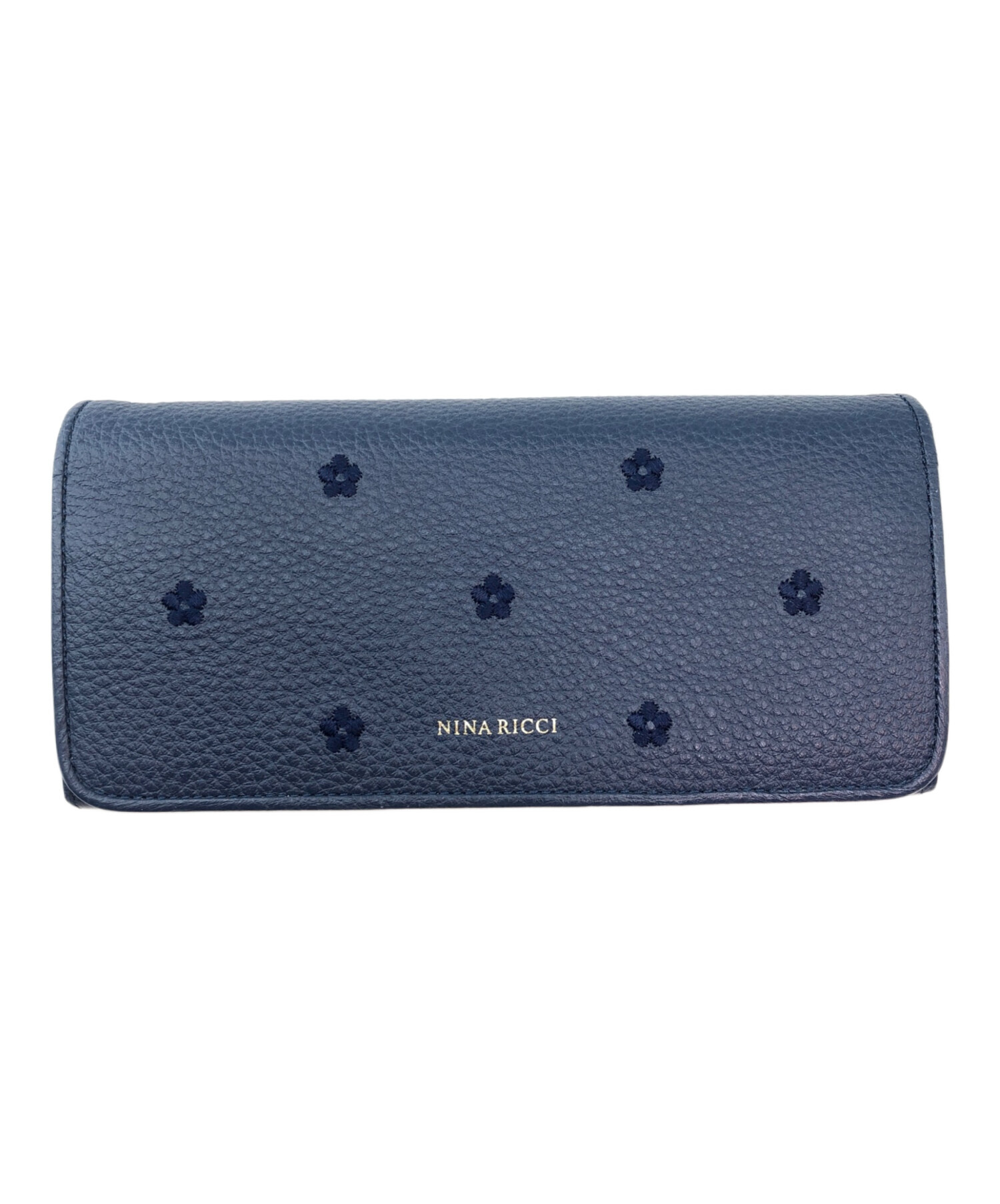 中古・古着通販】NINA RICCI (ニナリッチ) 長財布 ネイビー｜ブランド 