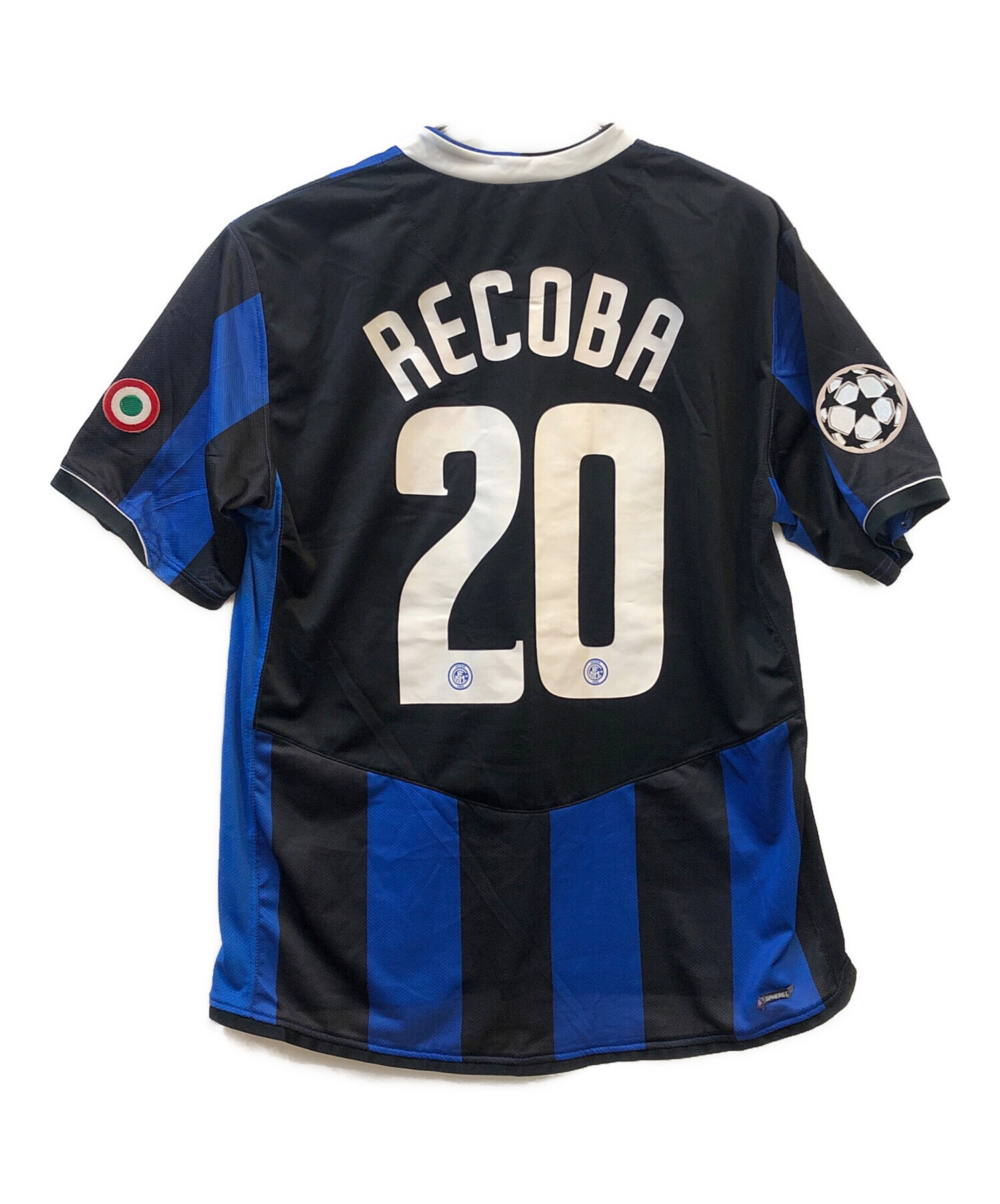 中古・古着通販】NIKE (ナイキ) サッカーユニフォーム ブルー×ブラック