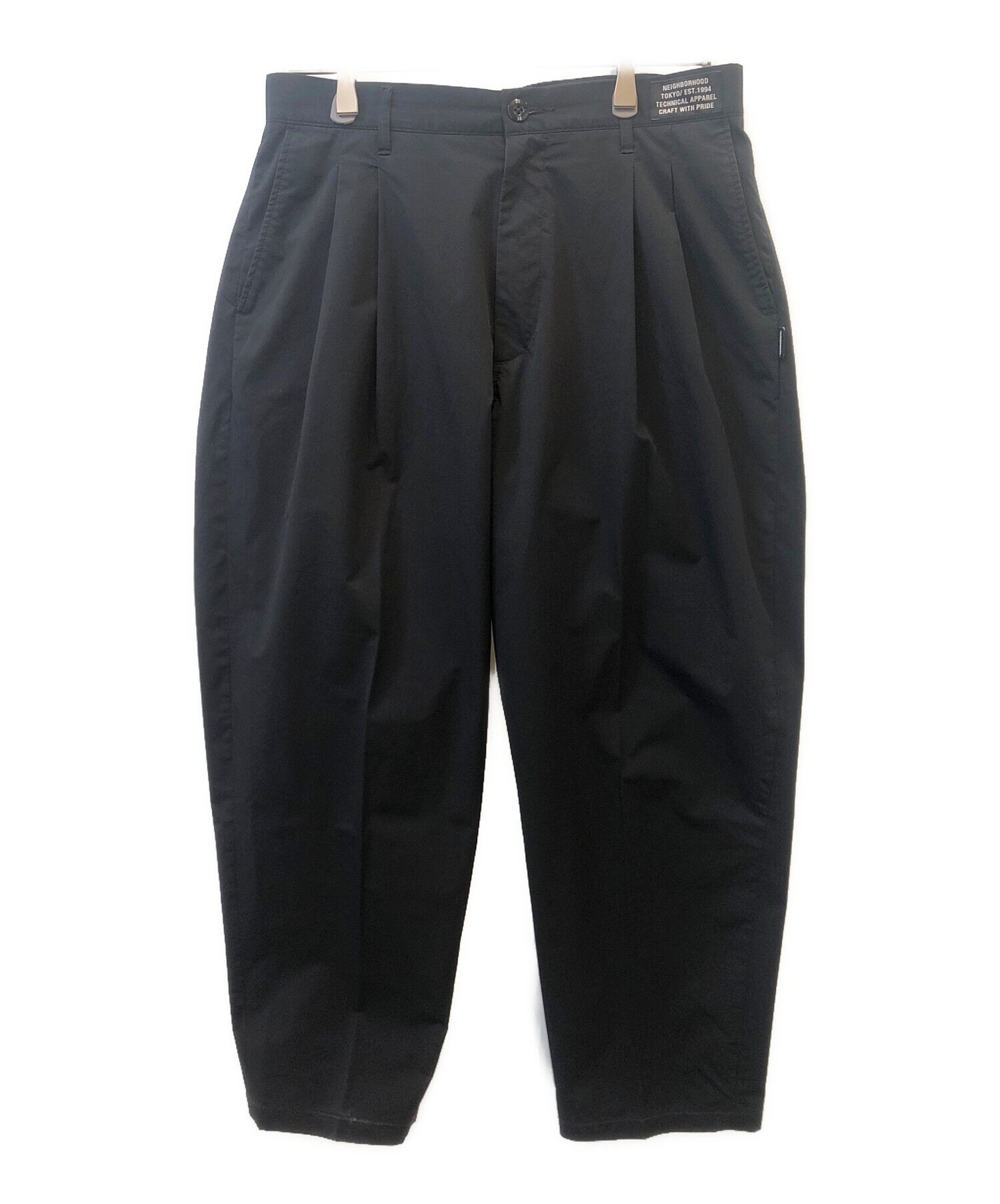 NEIGHBORHOOD ブラック スラックス Mサイズ 中古・古着通販】NEIGHBORHOOD (ネイバーフッド) パンツ ブラック