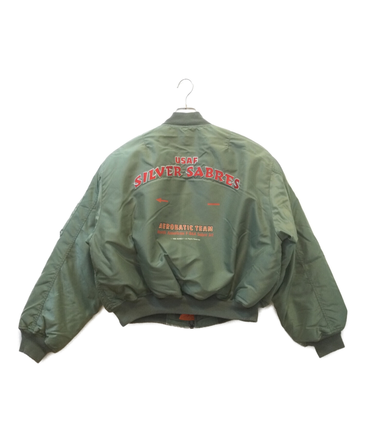 中古・古着通販】AVIREX (アヴィレックス) MA-1ジャケット グリーン