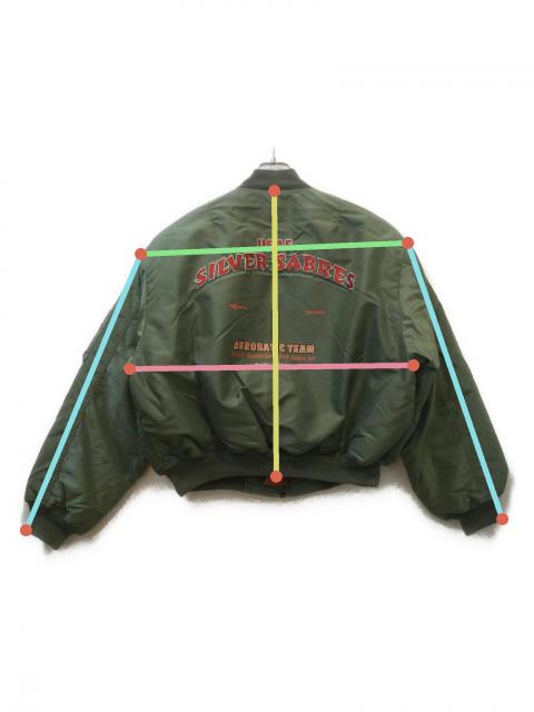 中古・古着通販】AVIREX (アヴィレックス) MA-1ジャケット グリーン
