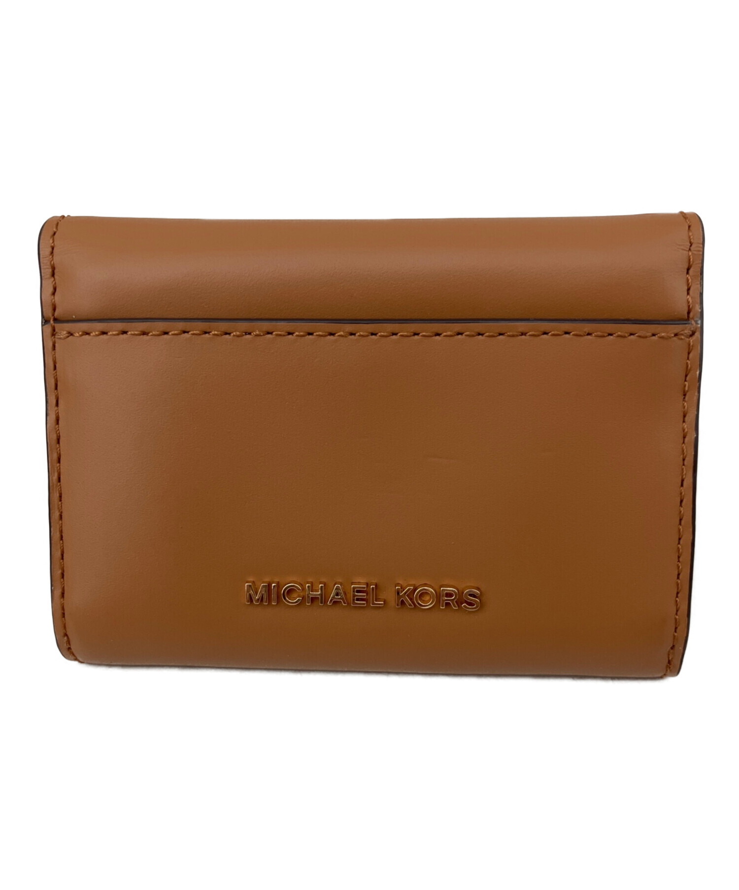 新品未使用タグ付】MICHAEL KORS 長財布 ブラウン アウトレット