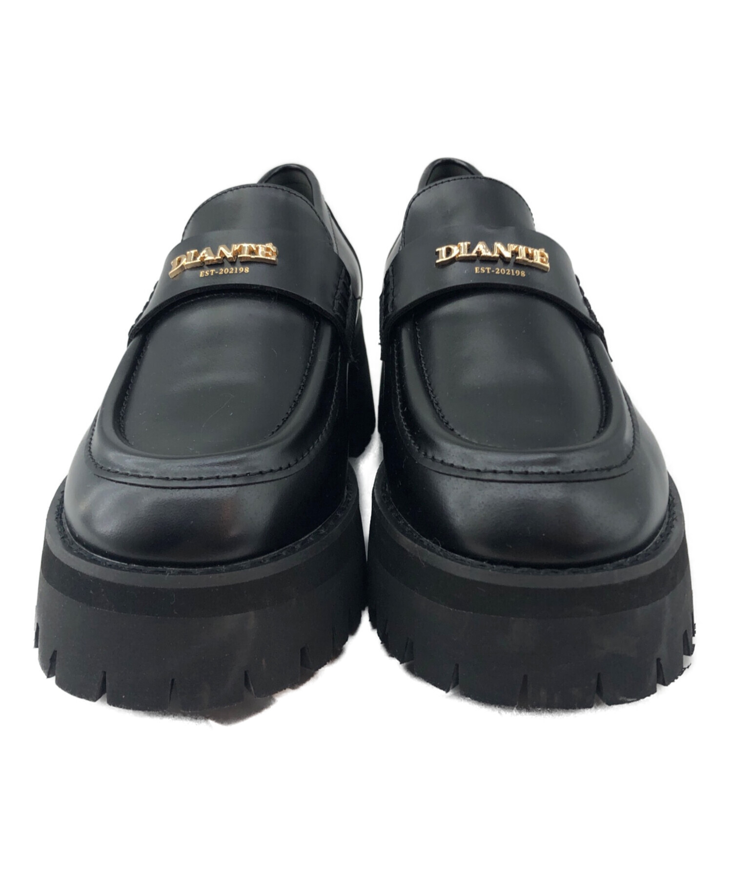 中古・古着通販】DIANTE (ディアンテ) 厚底ローファー ブラック サイズ