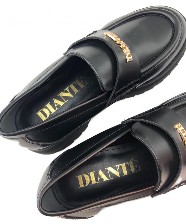 中古・古着通販】DIANTE (ディアンテ) 厚底ローファー ブラック サイズ
