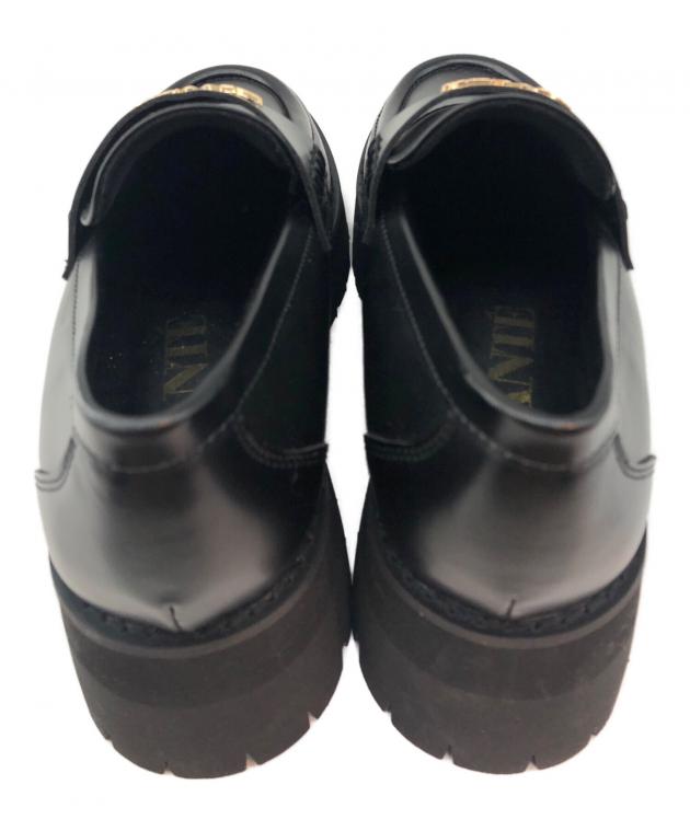 中古・古着通販】DIANTE (ディアンテ) 厚底ローファー ブラック サイズ